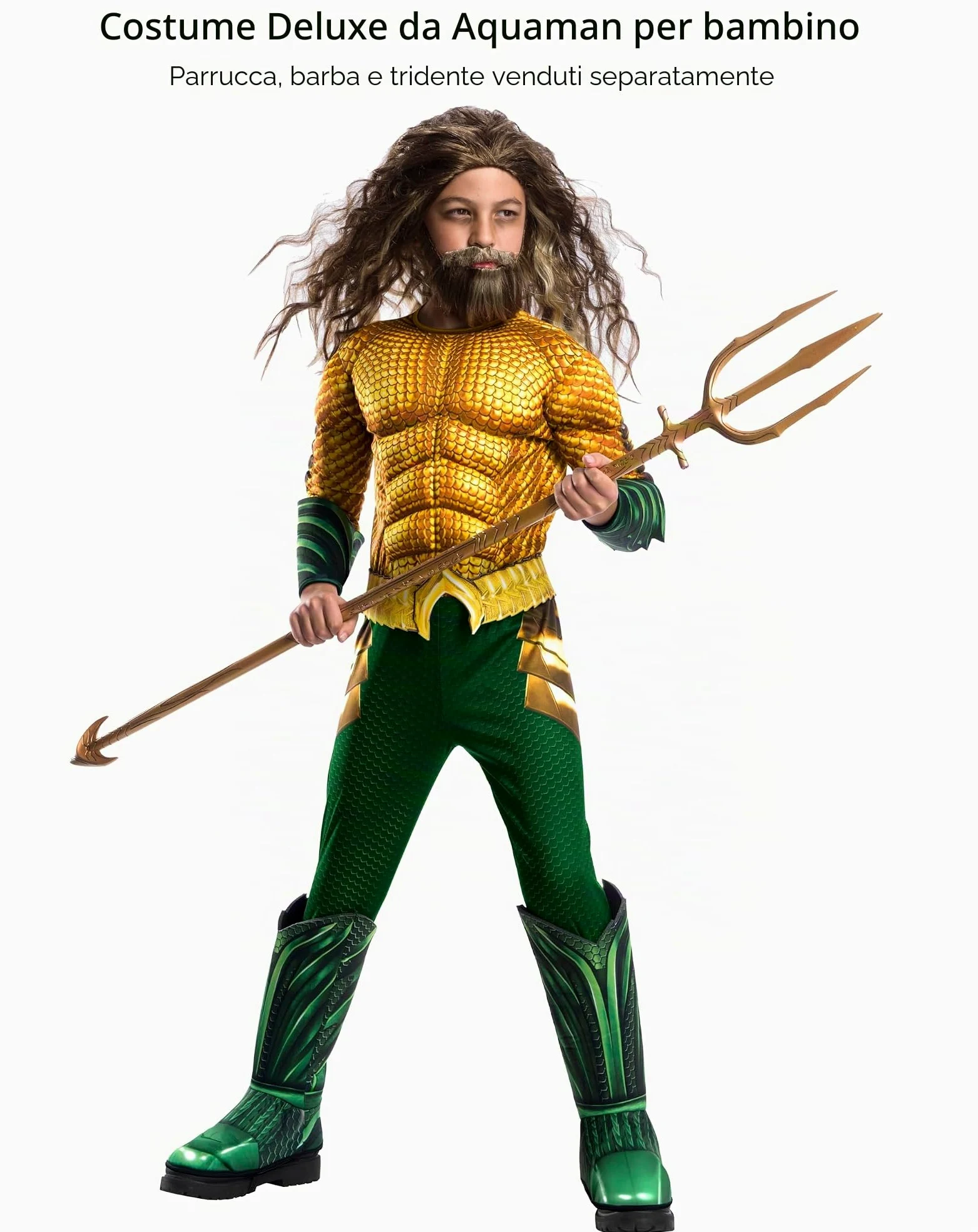 Rubie's Official DC Comics Aquaman The Movie, Childs Deluxe Super Hero Costume