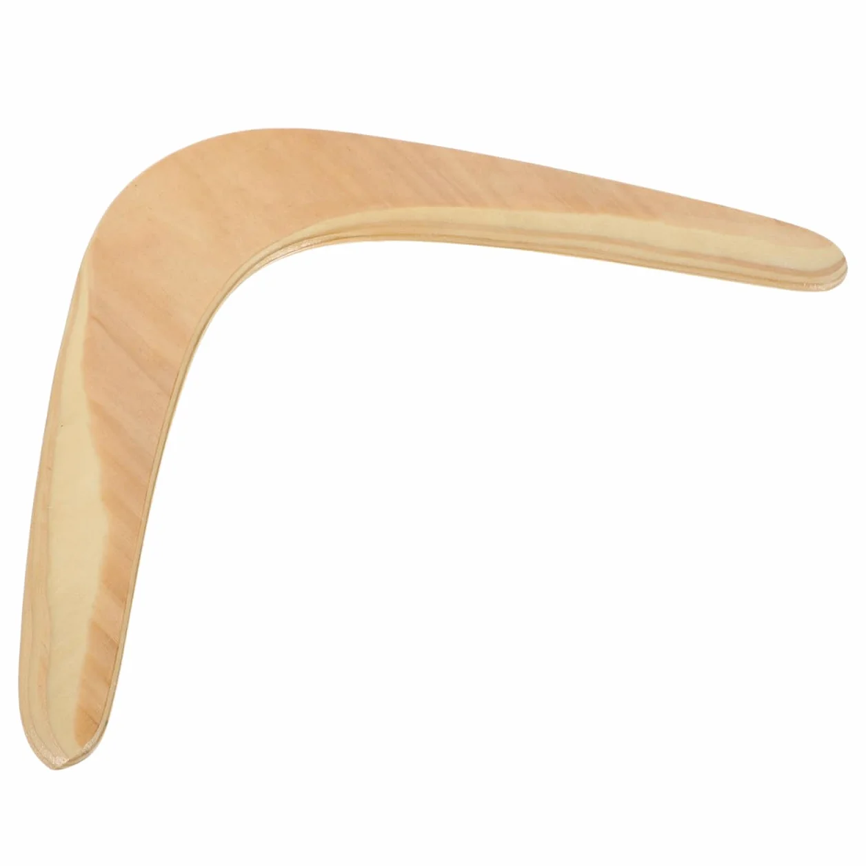 IMIKEYA 1 Pezzo Boomerang Legno Bambini Classico a V Forma di Boomerang in Legno Boomerang all'aperto Boomerang Giocattolo Aereo per Bambini all'aperto