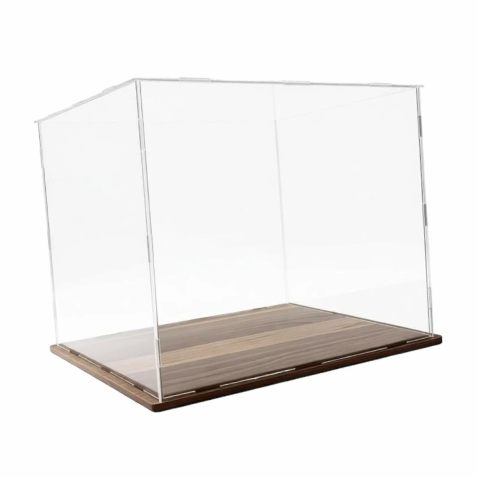 Vetrina in Acrilico Trasparente, Organizer per riporre Oggetti, vetrina, Contenitore Decorativo per Action Figure da Collezione, 30 Cm X 30 Cm