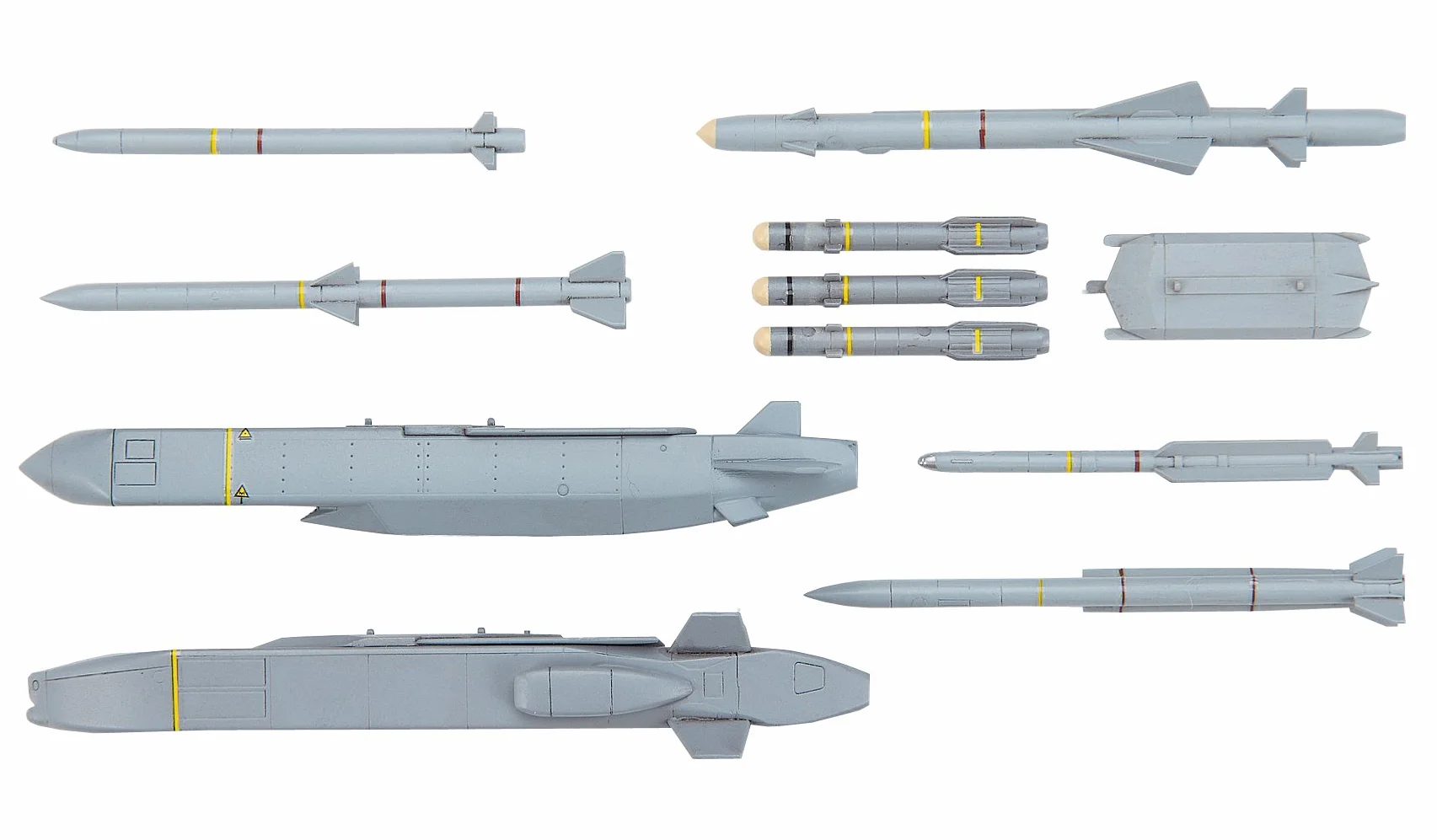 Hasegawa 1: 72 Scale Modern European Aircraft Weapons Set Model Kit