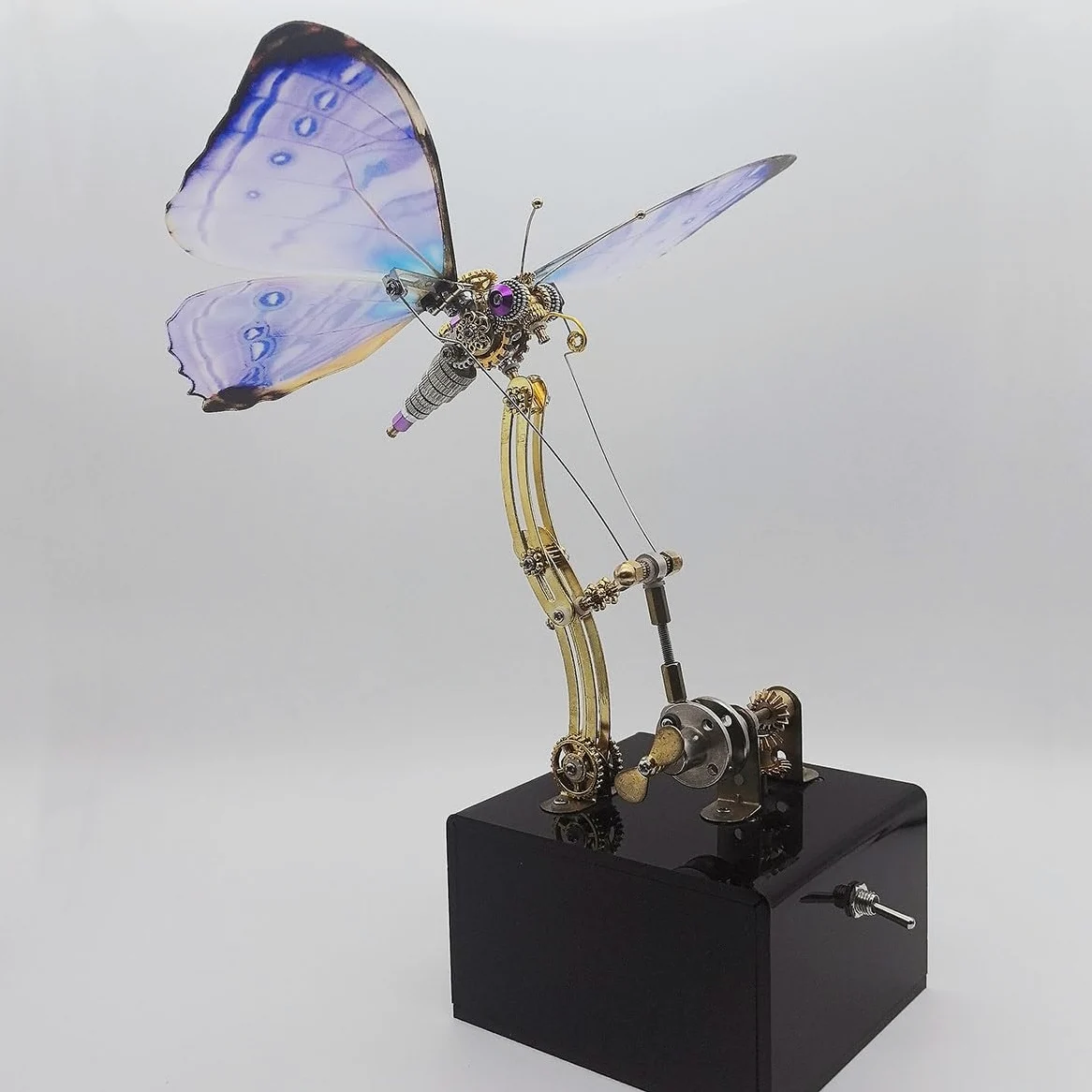 Steampunk - Puzzle in metallo 3D per adulti, con farfalla, 300 pezzi, per il montaggio fai da te