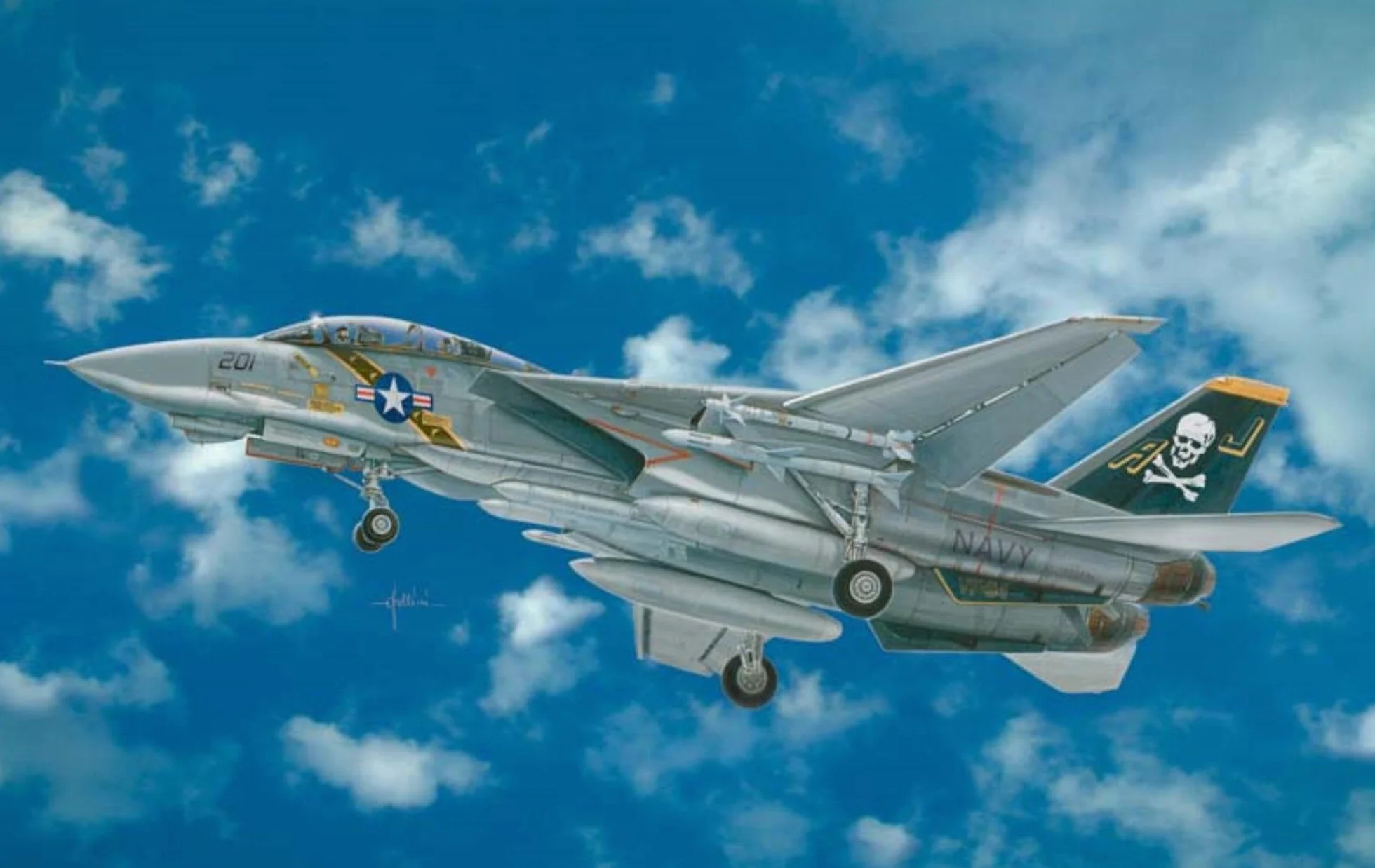 Italeri 2667 F-14 A Tomcat Model Kit 1:48