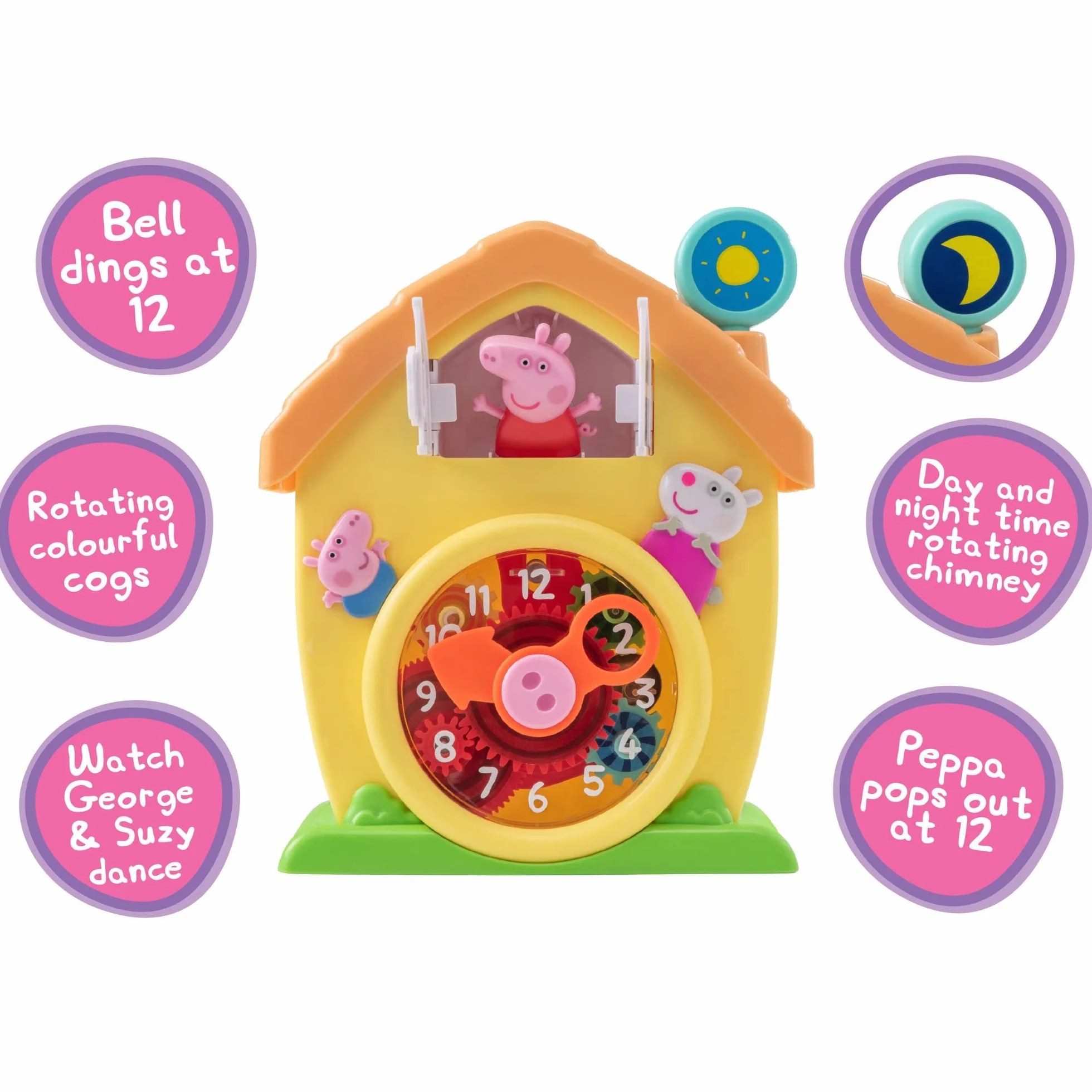 HTI Peppa Pig Orologio a cucù (Deqube 1684761)