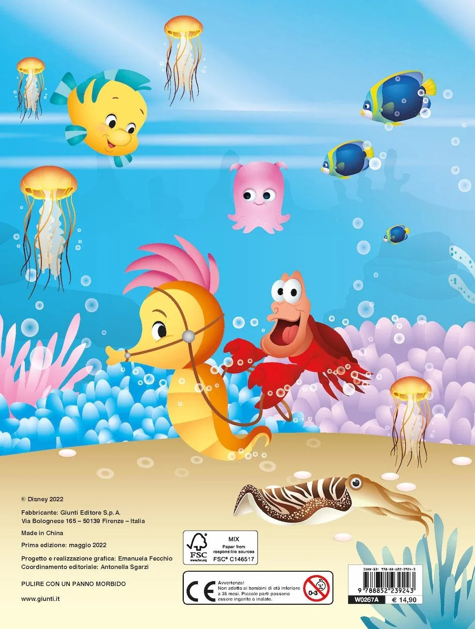 Gli amici del mare. I magneti Disney. Ediz. a colori. Con 10 magneti