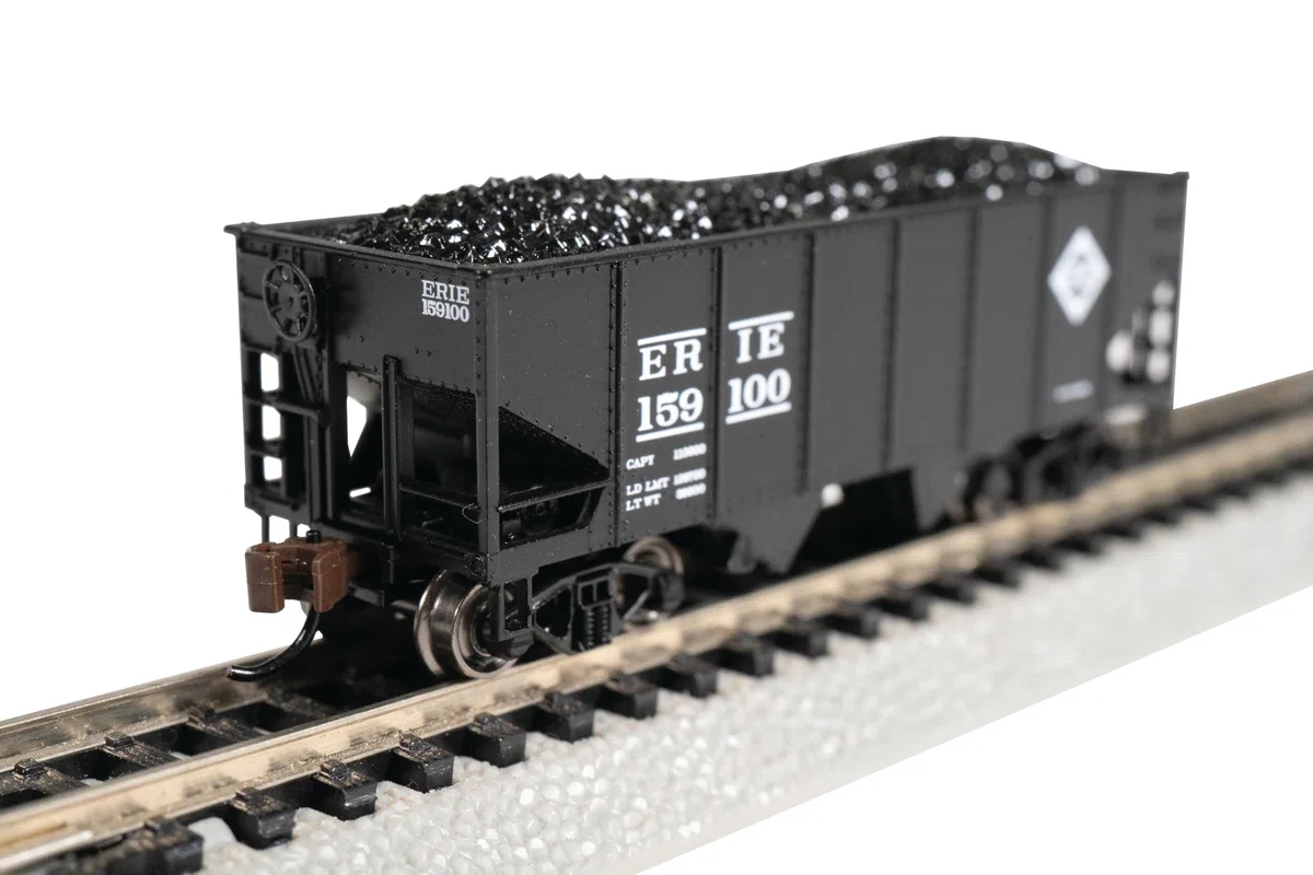 Bachmann Trains - USRA 55-TON 2-Bay Hopper AUTO - Erie #159100 - Scala N