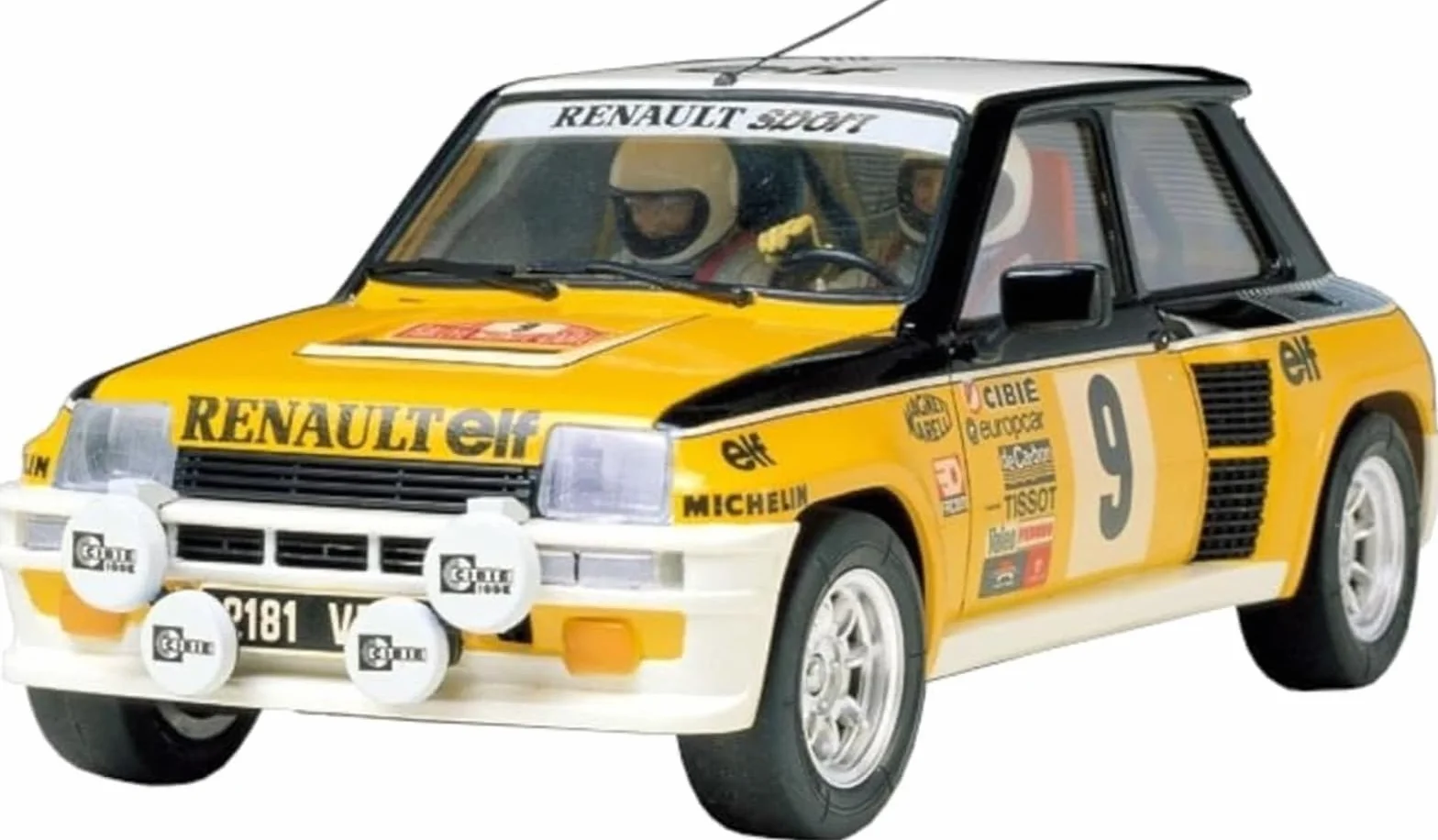 Tamiya 24027 1:24 Renault 5 Turbo 1975 Rally - modellismo, kit di plastica, hobby, artigianato, colla, modellismo, modello, costruzione di plastica, kit auto