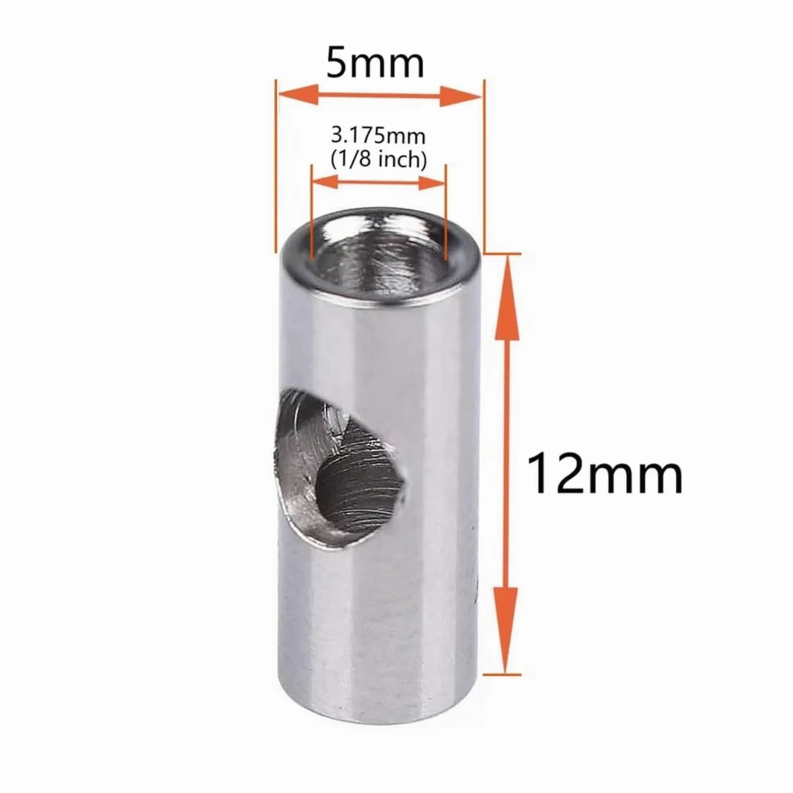 Ricambi Crawler RC Per RC Auto Aggiornamenti Parti Accessori Componenti Motore Assale 3.17mm A 5mm Cambio Albero Adattatore Manica Per 3650 540 550 Motore 3 Pz