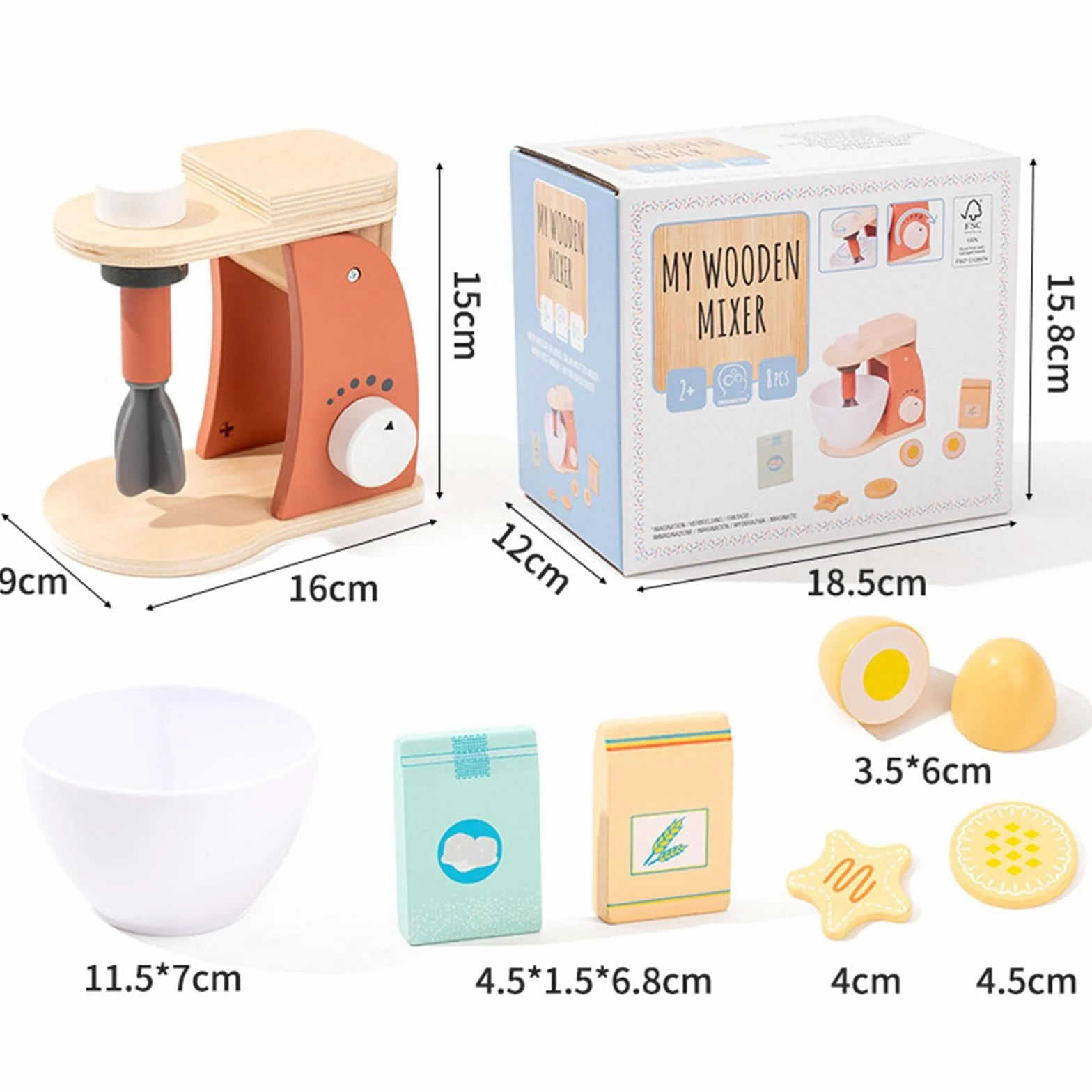 Giocattoli di Simulazione di Piccoli Elettrodomestici, Accessori da Cucina Giocattolo, Set di Giochi Educativi per La Casa delle Bambole, Miscelatore