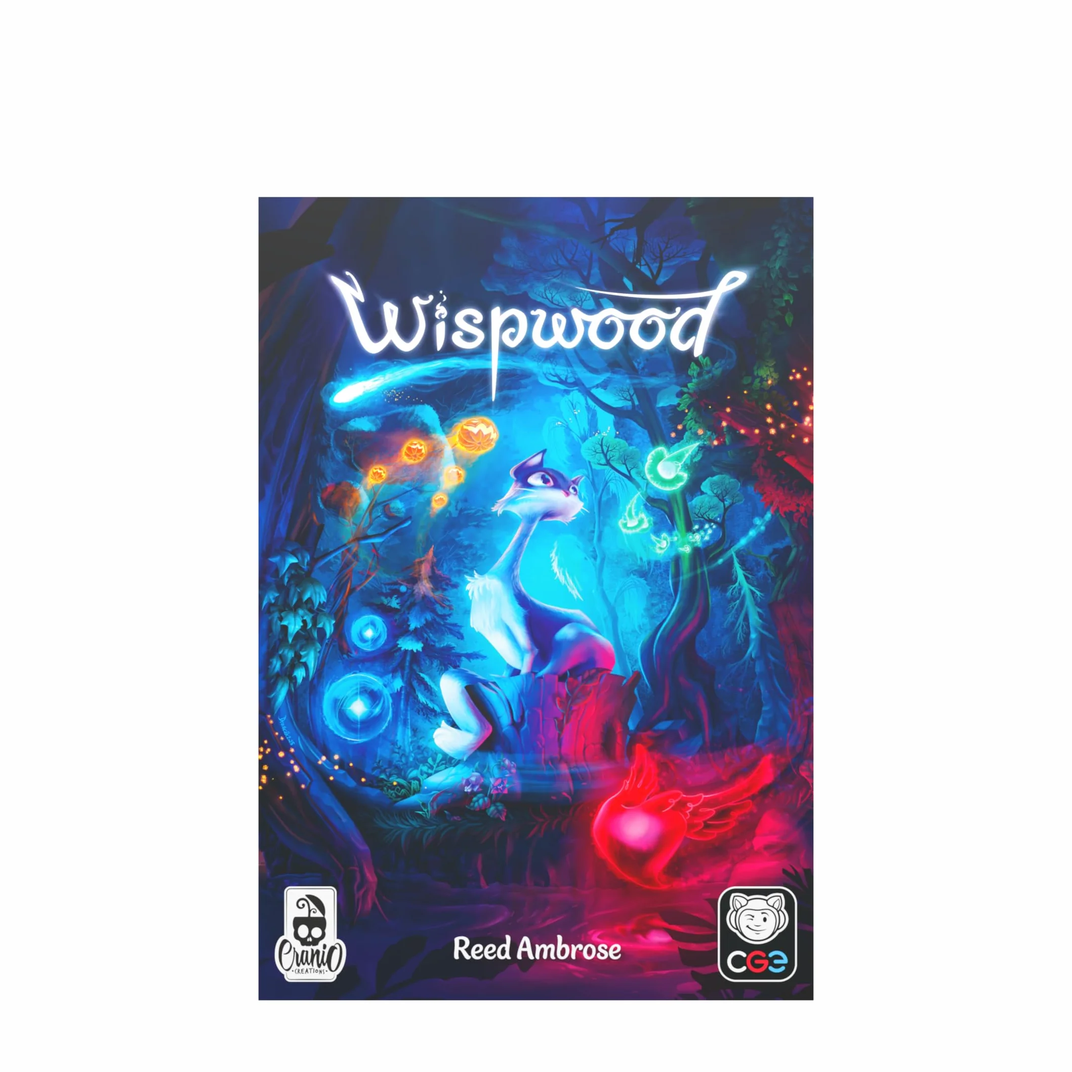 Cranio Creations - Wispwood - Esplora una magica foresta di fuochi fatui colorati - Gioco da Tavolo per Famiglie - Età 10+ - Da 1 a 4 Giocatori - Edizione in Lingua Italiana