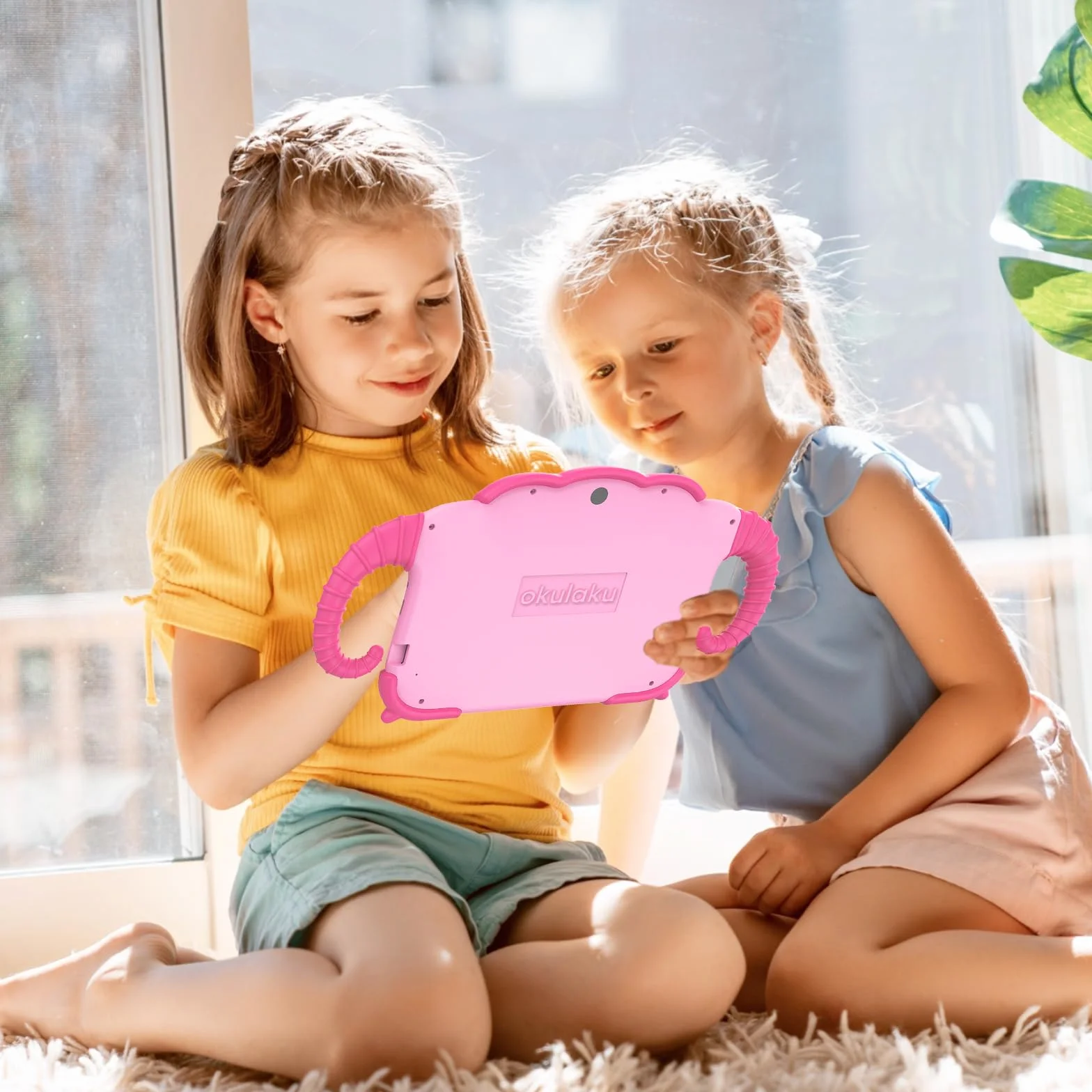 Tablet Android da 7 Pollici per Bambini 3-14 Anni - 32 GB con Custodia, Sicurezza, GMS Certified, WiFi, Bluetooth, Google Play Store - per Ragazze e Ragazzi