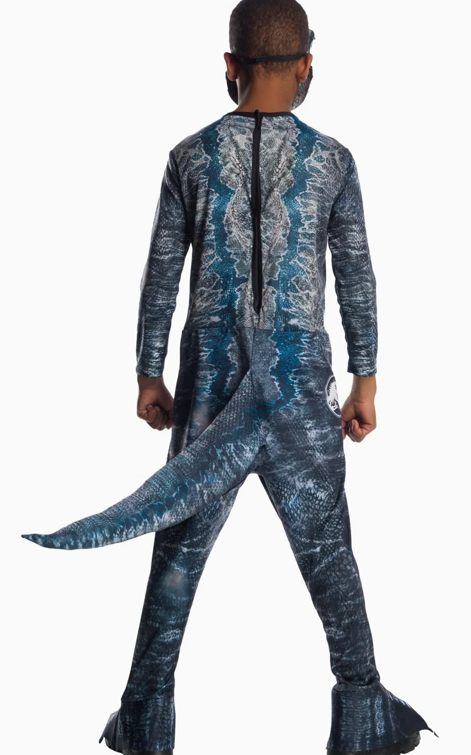 Rubies Costume Velociraptor Classic per bambini, Tuta, copristivali, coda e maschera, Oficial Jurassic World per Carnevale, Halloween, Natale e cumpleanno