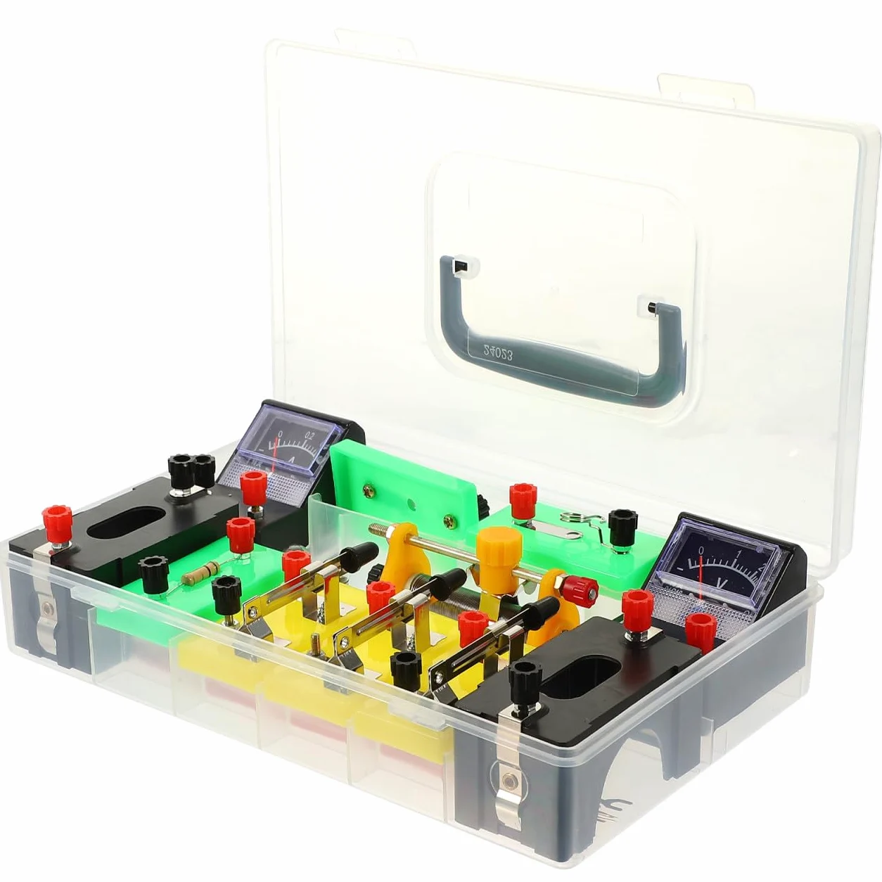 Kit di Esperimenti Elettrici in PVC per Studenti e Lezioni di Fisica | Materiale Pvc, Strumento Educativo per l'Apprendimento Base dell'Elettricità, Facile da Conservare