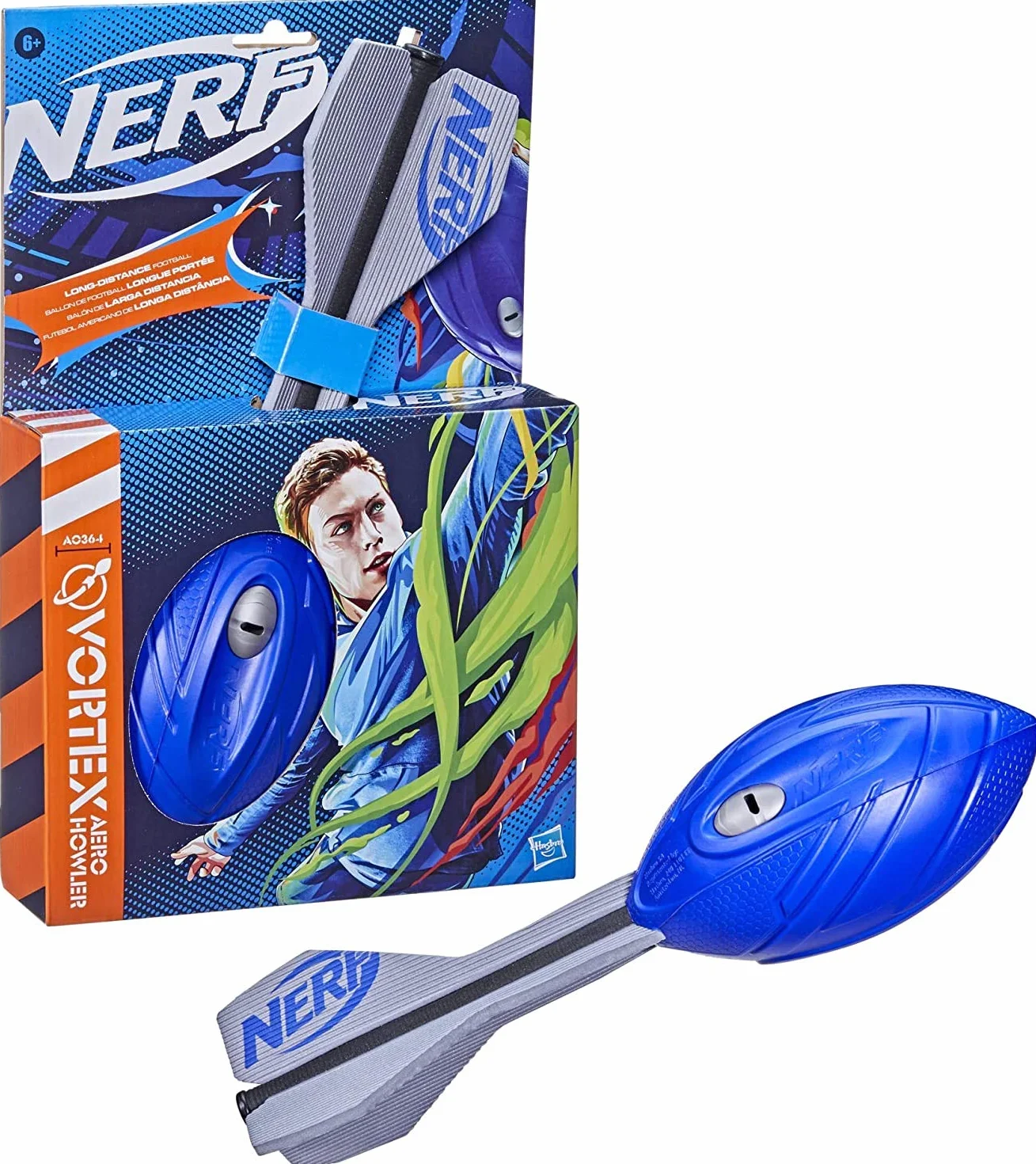 NERF Vortex Mega Football Aero Howler - Colori assortiti