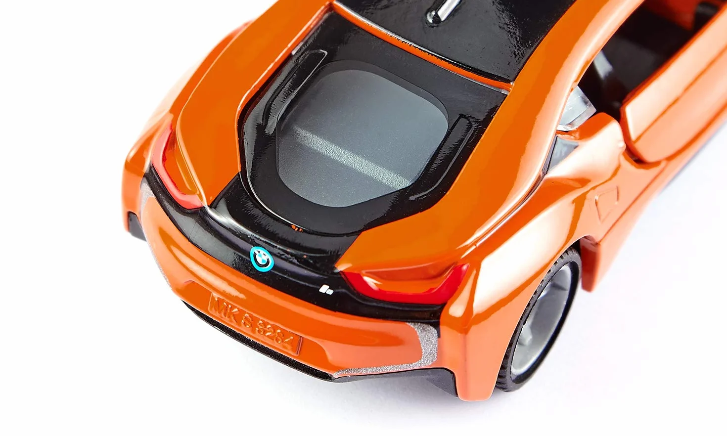 Siku BMW i8 LCI 1:50 Orange/Schwarz Metall/Kunststoff