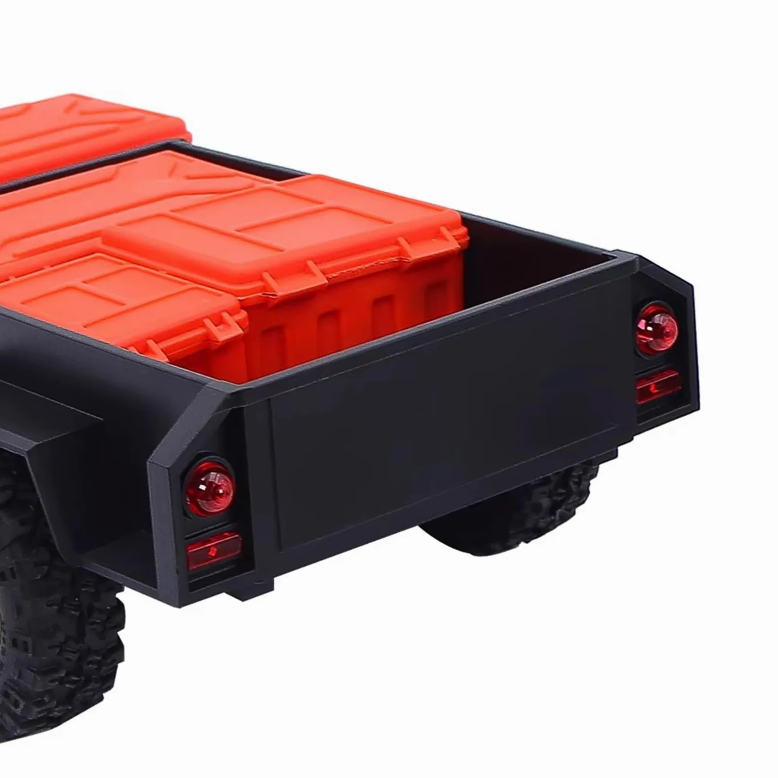 Compatibile Con TRX4M 1/18 RC Crawler Auto Parti Di Aggiornamento Accessori Ricambio Utilità Rimorchio Gancio E Scatola Immagazzinaggio Per Scala RC Riparazioni Modelli