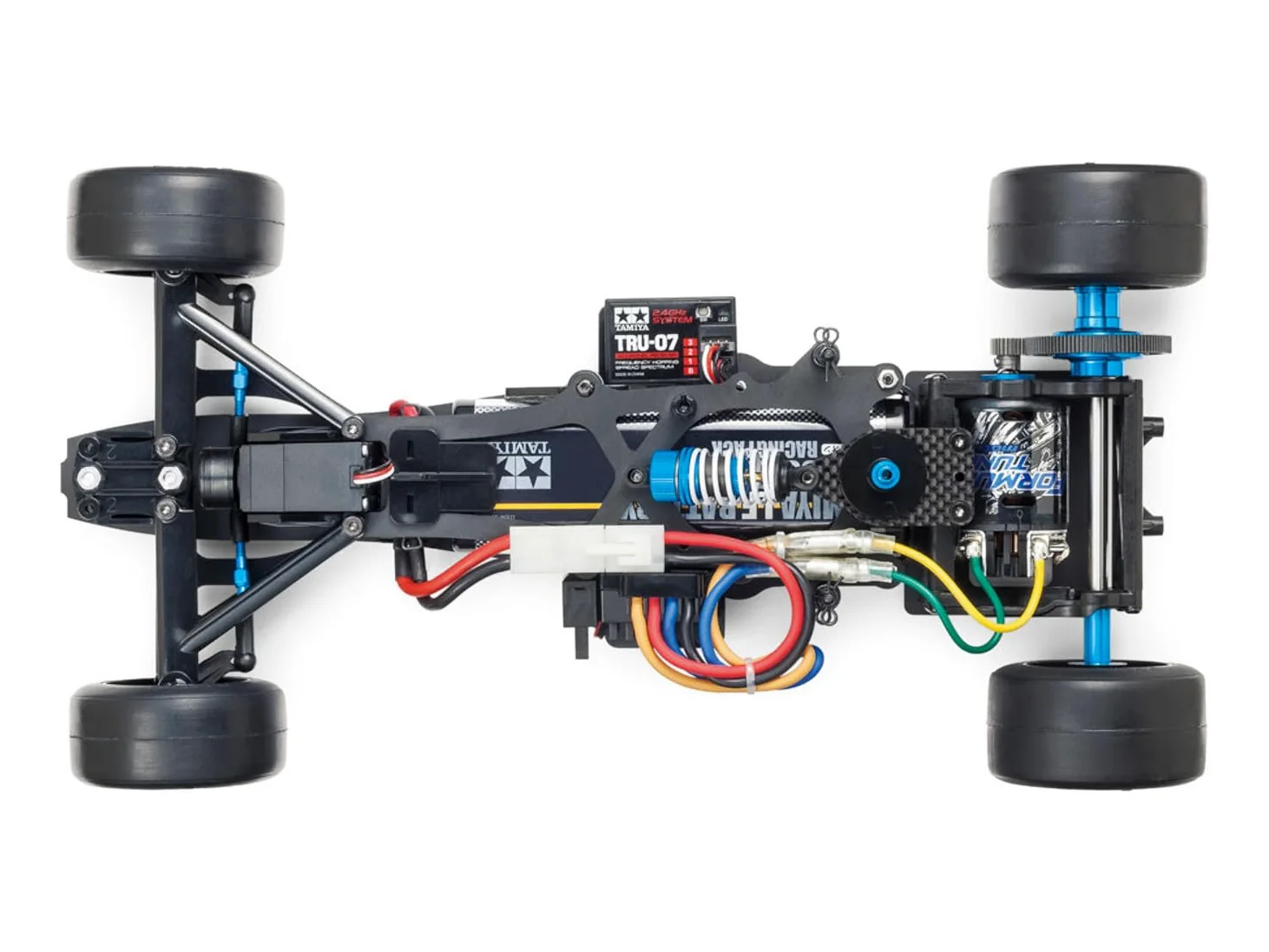 Tamiya 58652 F104 Pro II 1:10 Auto RC Elettrica (2WD) Set 58652-1, Veicolo RC, per Costruzioni, Hobby, Assemblaggio, Carrozzeria, Non Finita (Senza Batteria e Telecomando)