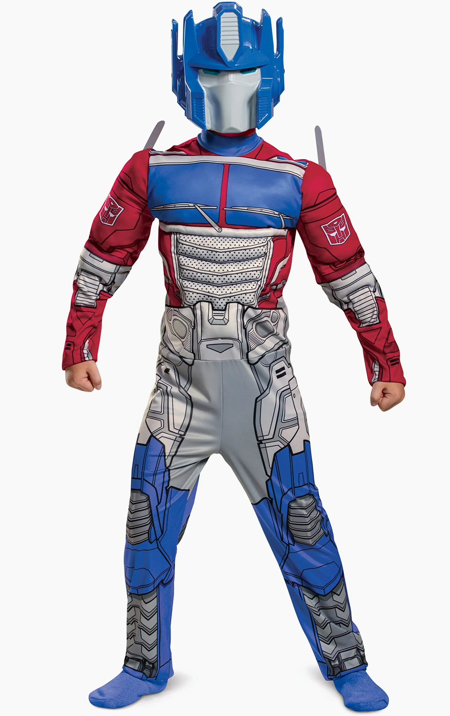 Disguise Costume Optimus Prime Transformers Bambino, Costume Supereroi Bambini Disponibile Taglia S, M