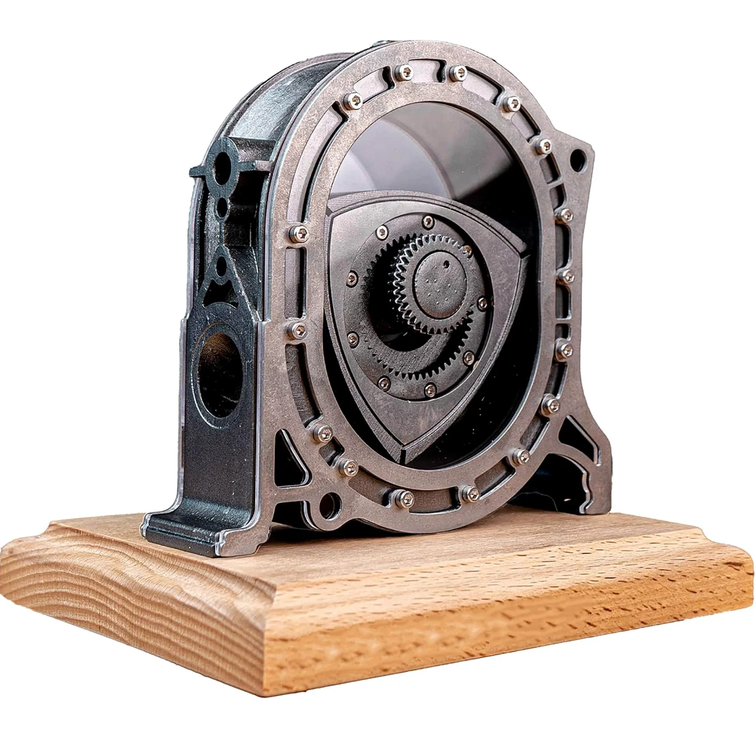 Modello di Motore Rotativo da 600 RPM, Modello di Motore Elettrico DIY | Kit Modello di Motore in Metallo, Acciaio Inox e Legno Massello, Modello Didattico per Appassionati di Tecnologia, Adulti e R
