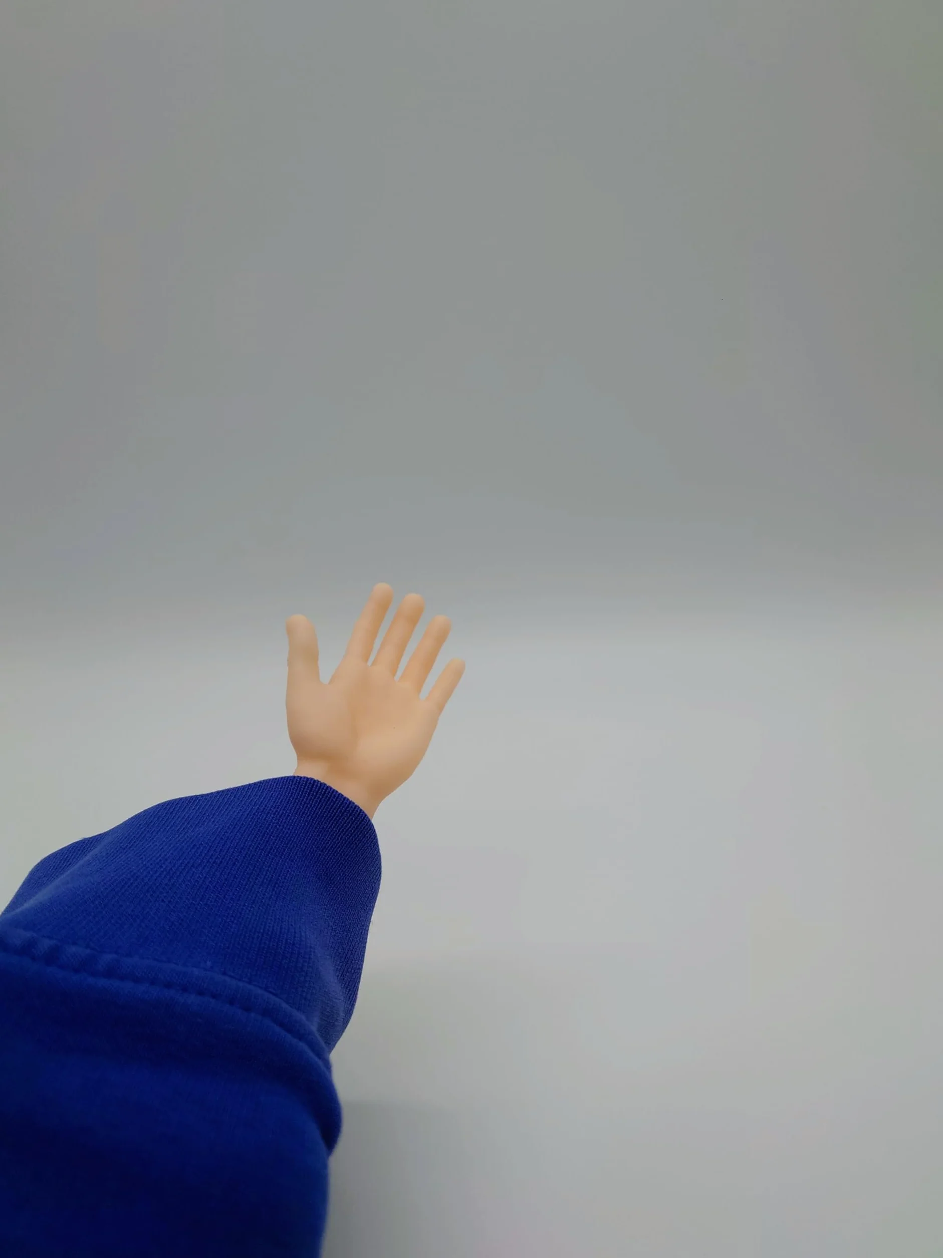 Tiny Hands Piccole mani divertenti con manico Bambole da dito