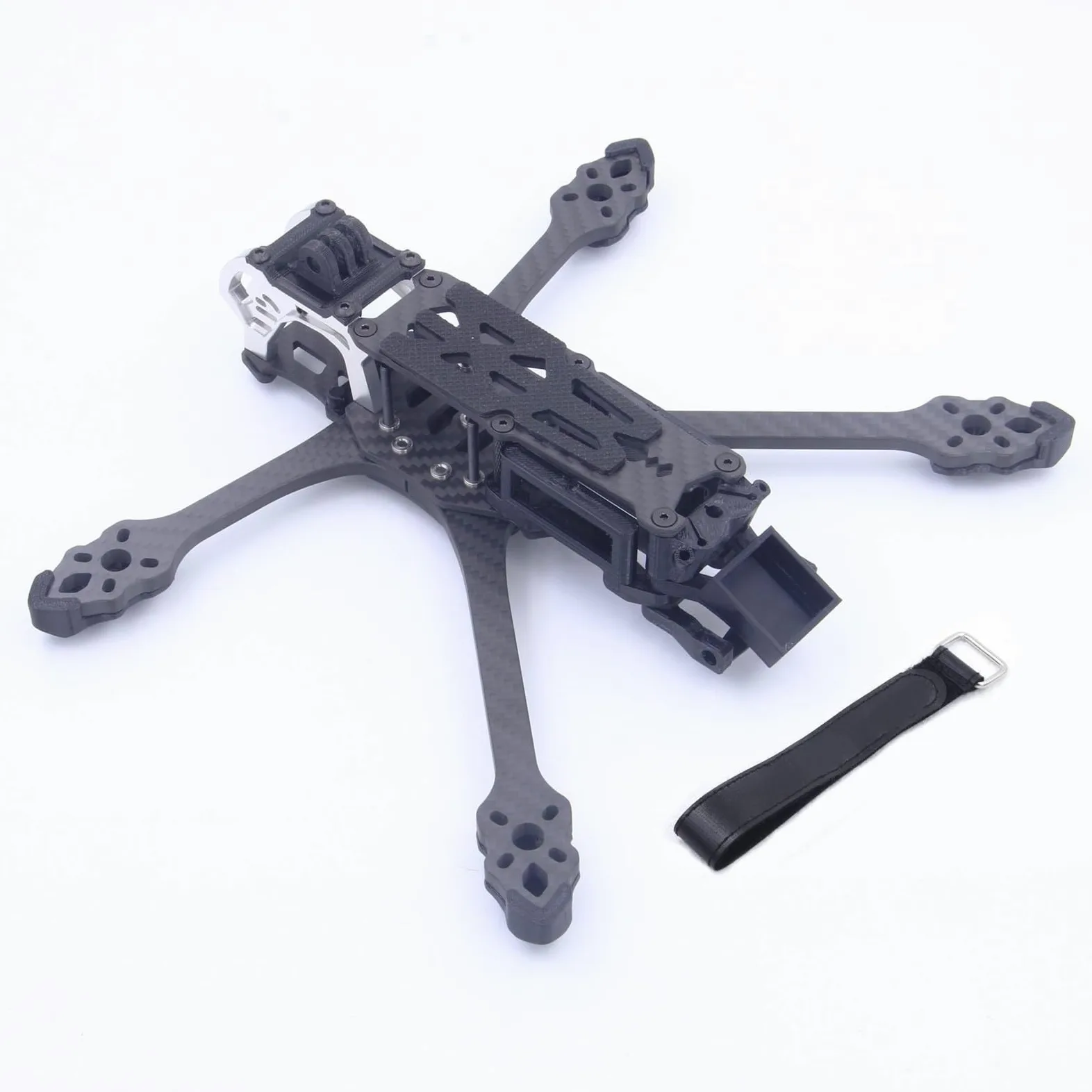 IWBR Mark5 MK5 DC DeadCat Struttura FPV Kit Telaio 5 pollici In Fibra di Carbonio for O3 Aria Unità Vista RC Quadcopter Racing Drone parti fai da te (Size : D digital black)