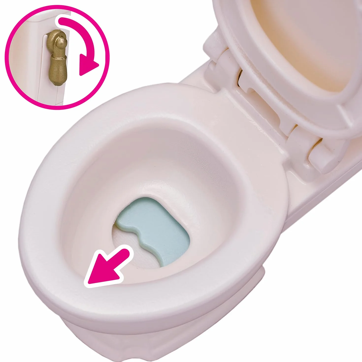 Sylvanian Families - Set Accessori Toilette Completo – Mobili e Dettagli Interattivi per Case delle Bambole – Modello 5740