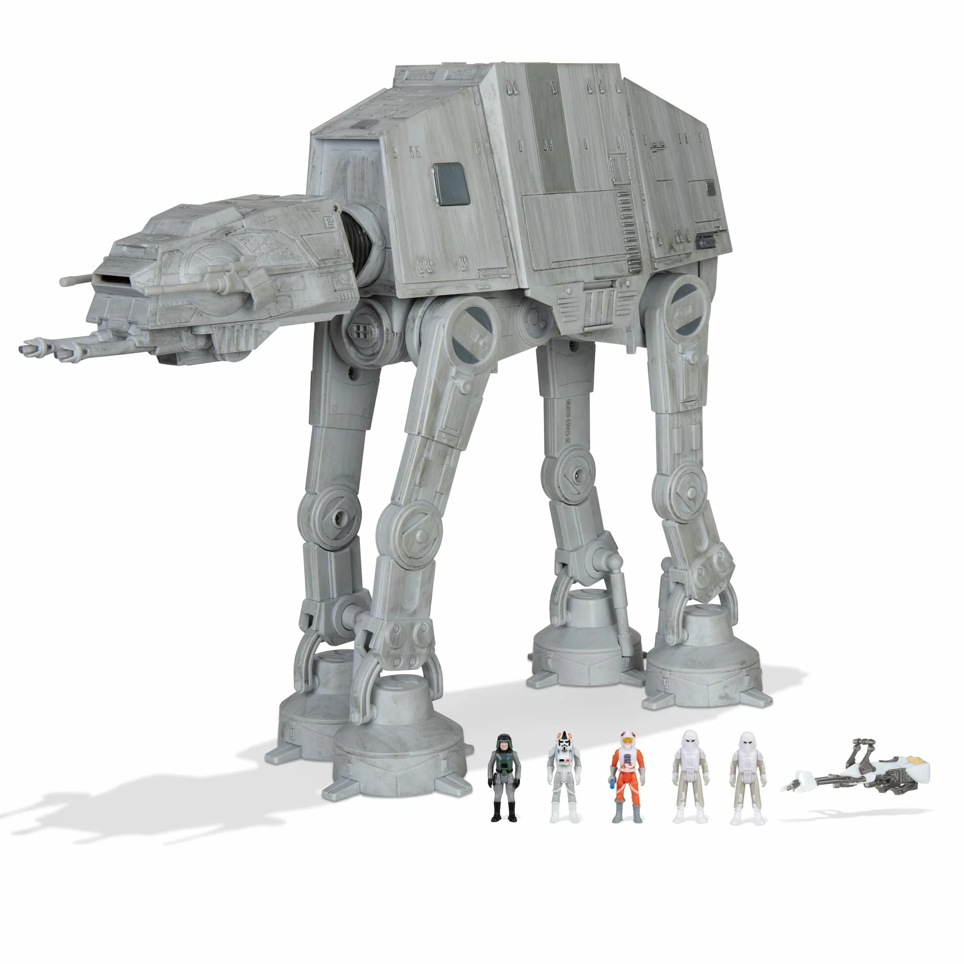 Star Wars Micro Galaxy Squadron AT-AT Walker - Veicolo di classe d'assalto da 10 pollici con cinque accessori per micro figure da 2,5 cm