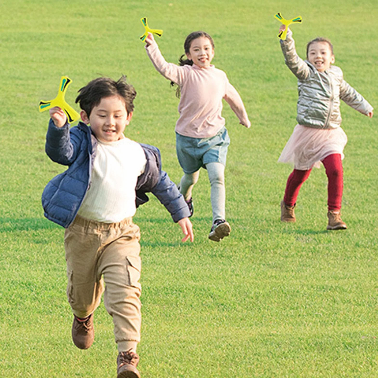 Rebellious Giocattoli per bambini all'aperto Boomerang giocattoli genitori bambino gioco interattivo all'aperto vacanze sport stress sollievo giocattolo regalo di festa per bambini morbidi boomerang