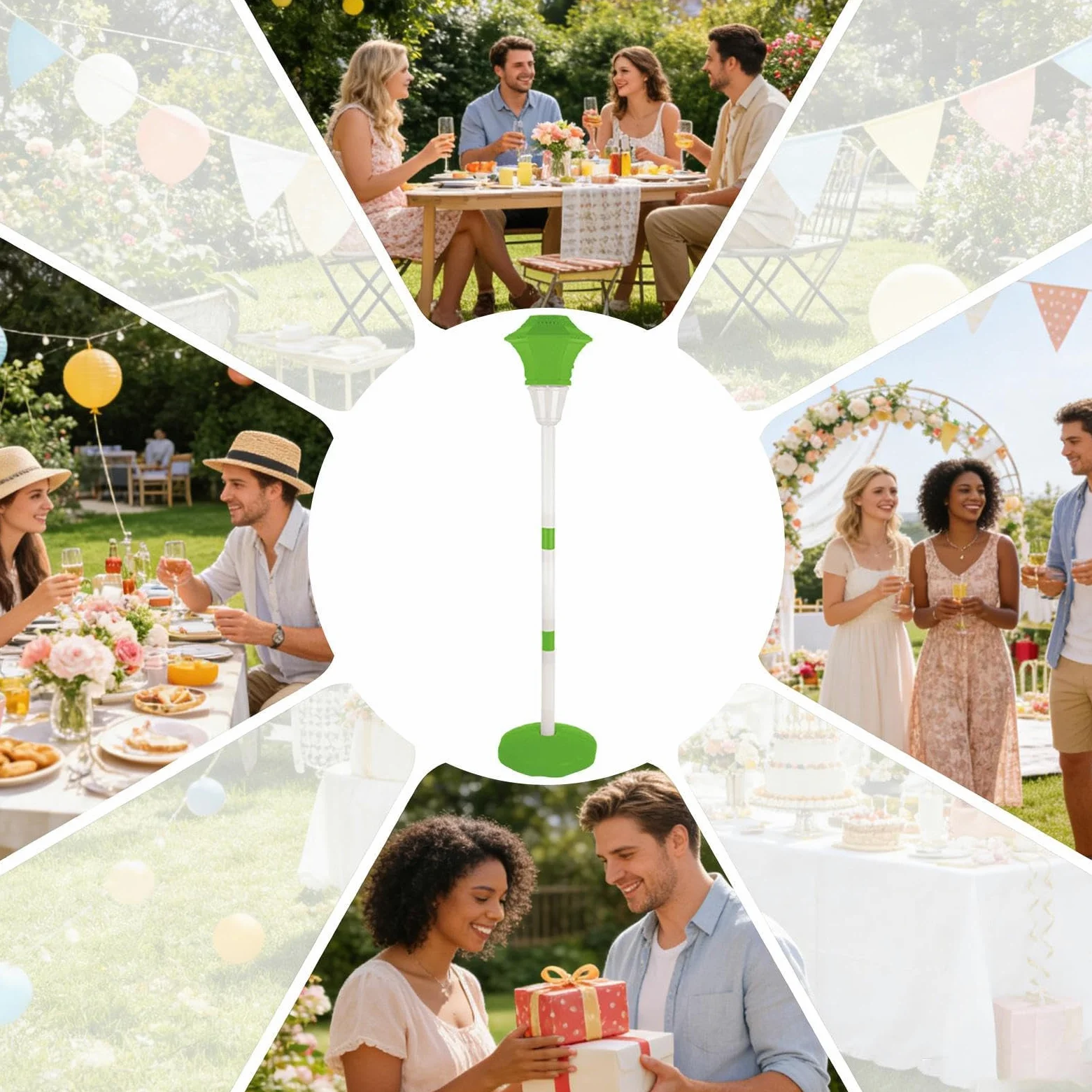 Macchina Bolle A Bacchetta Soffice giocattolo ricaricabile 10 fori a | con Musica e Luce LED, Altezza Regolabile, Picchetto da Terra e Bacchetta Autoportante Per Matrimoni Giardino Piscin