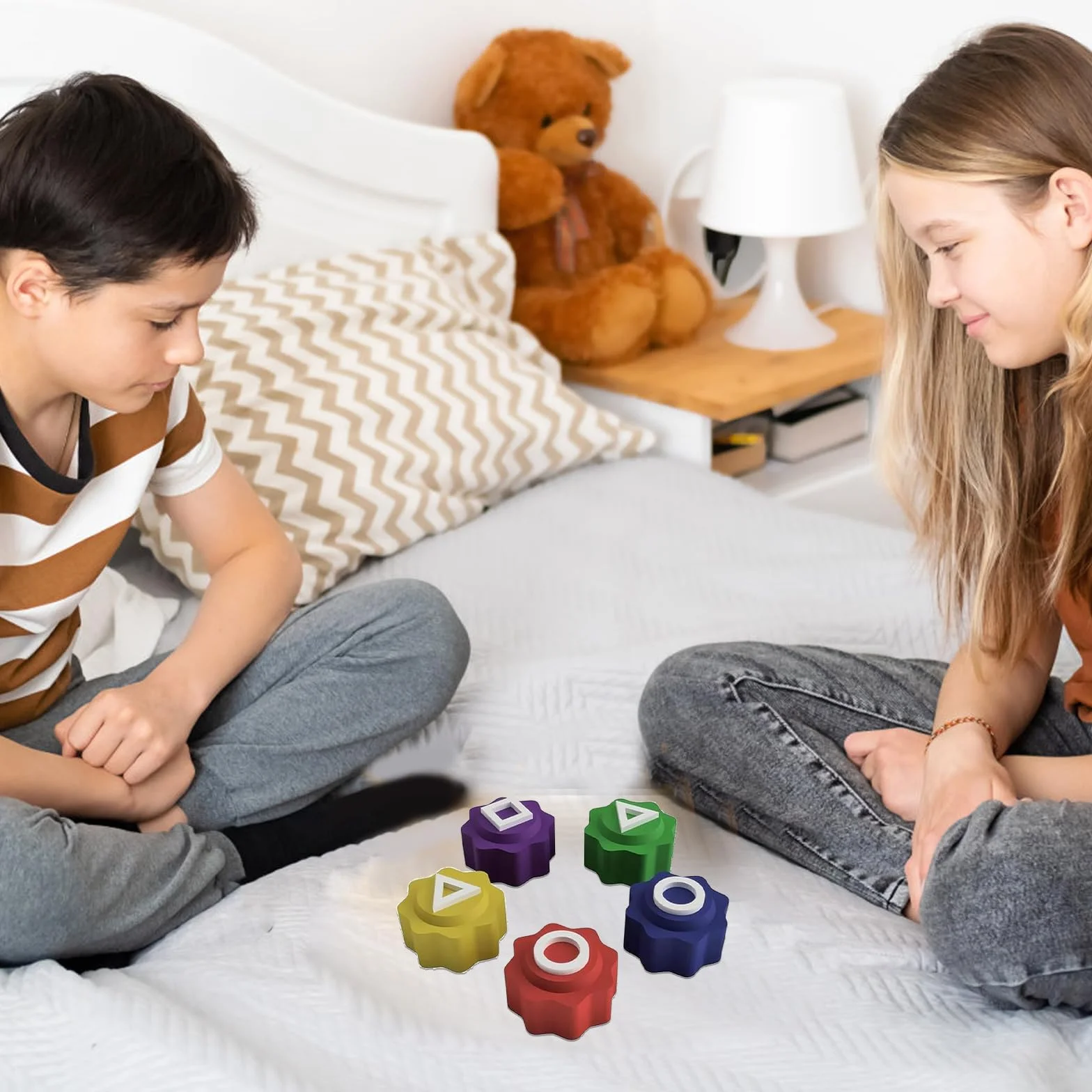 Giochi tradizionali coreani, 5 pezzi Gonggi Giochi coreani, Gonggi Gonggi Jack Stone Catch Game, gioco di reazione perfetto per bambini e adulti (giallo)