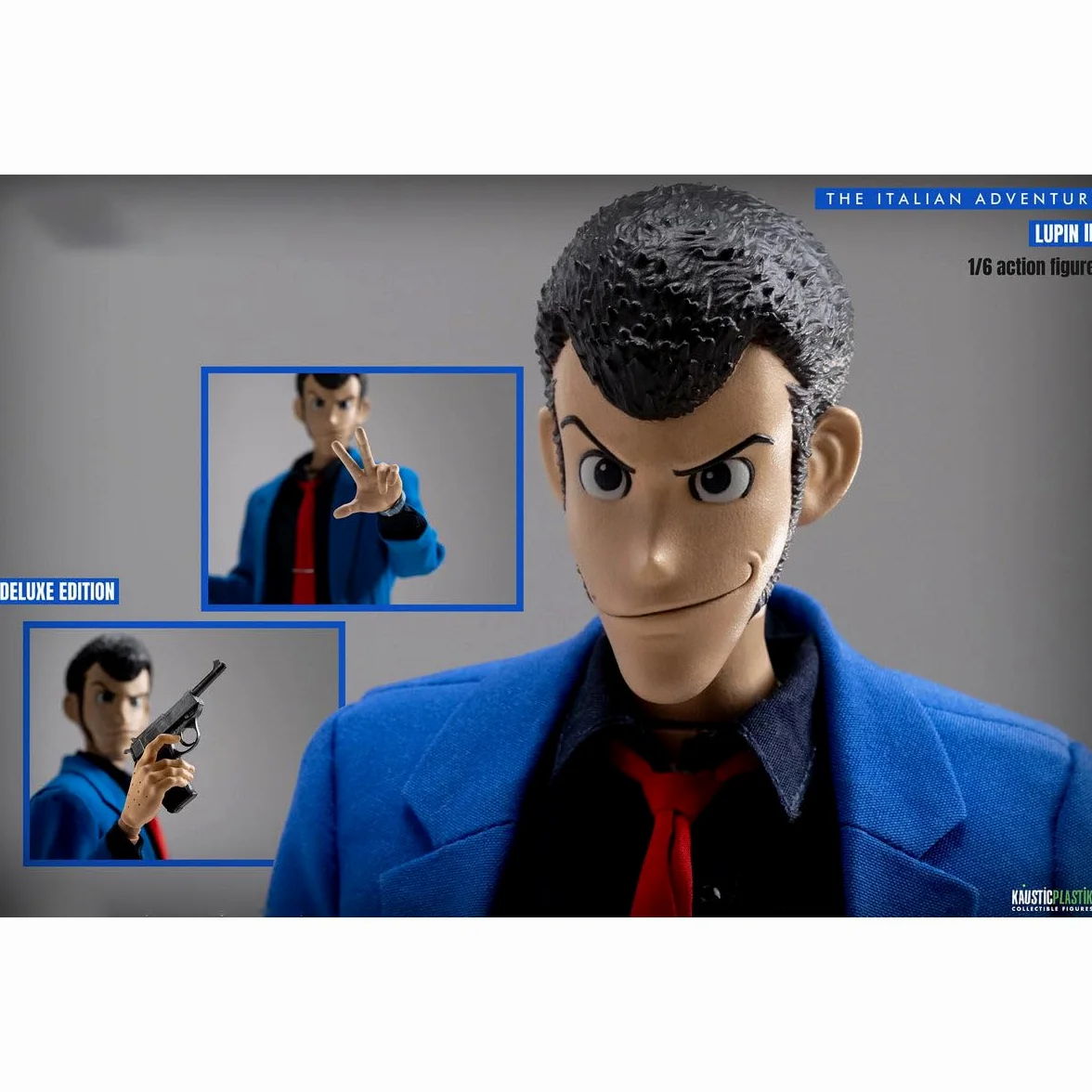 HiPlay Infinite 1/6 Lupin III L’Avventura Italiana: Lupin Sansei Edizione Deluxe Figure d'Azione Personaggi Anime