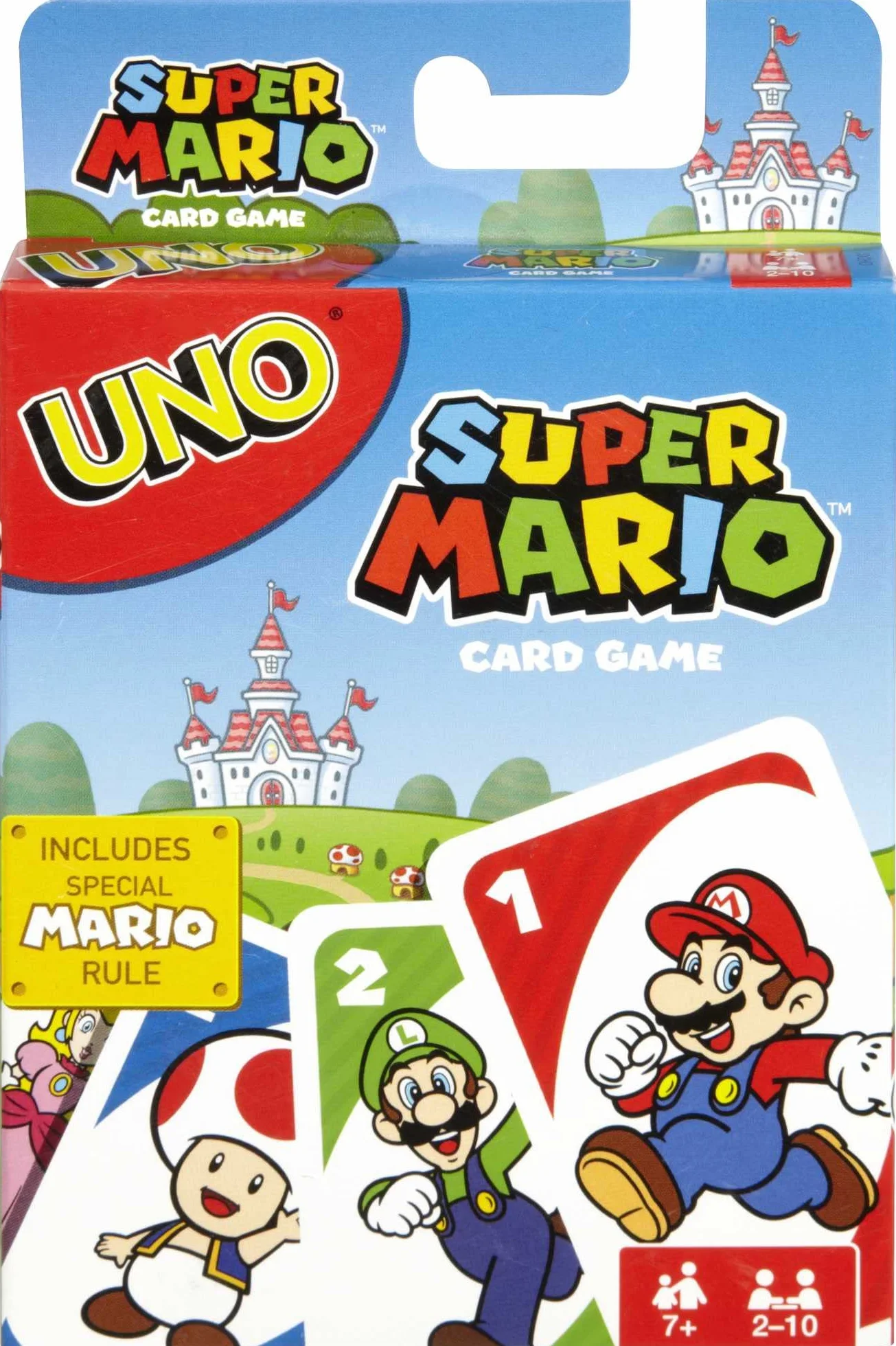 Mattel Games - UNO Versione Super Mario Bros, Gioco di Carte per Famiglie e Bambini 7+ Anni, DRD00