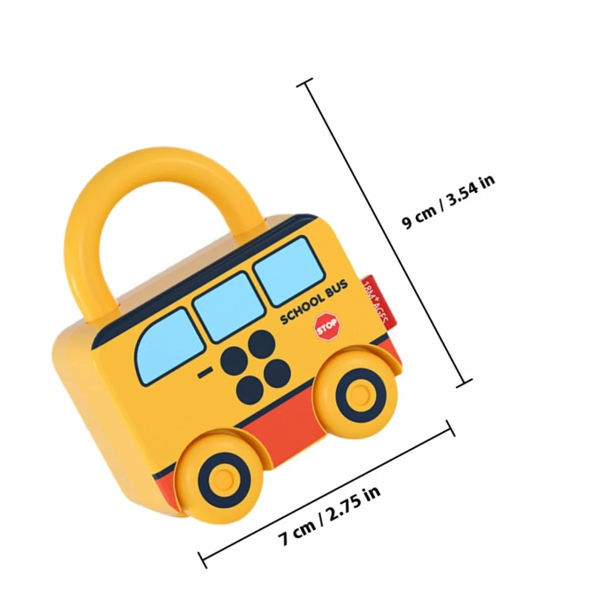 BESPORTBLE Giocattolo Apertura Serratura per Bambini 3 Pezzi Plastica Coordinazione Mano-occhio
