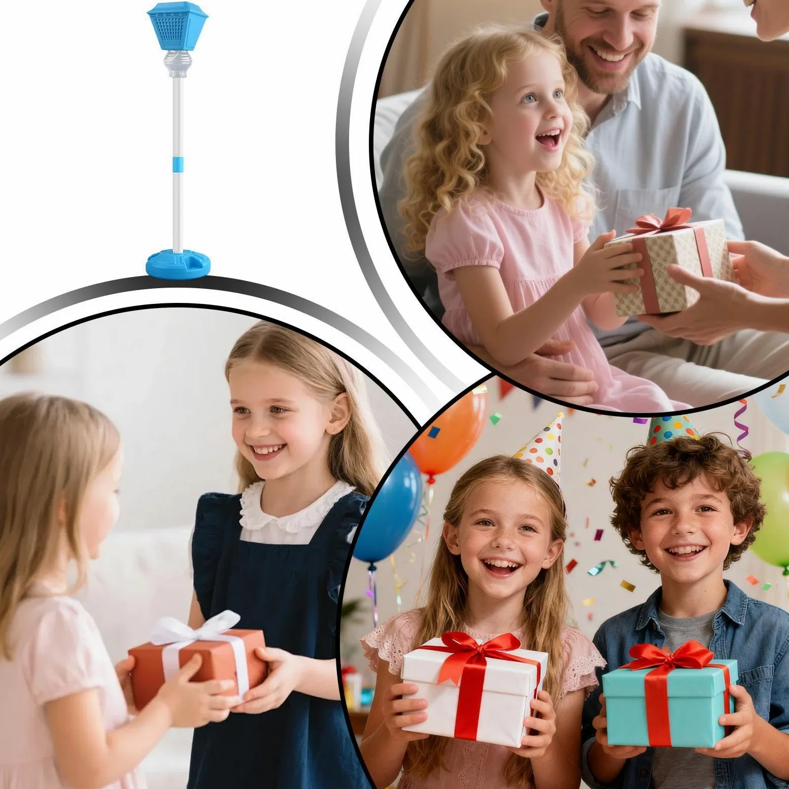 Macchina bolle con supporto e con e Musica | Soffiatore di Bolle per Feste per Bambini Bambine Prescolari Asilo Feste di Compleanno Giardino e Cortile Picnic Spiaggia