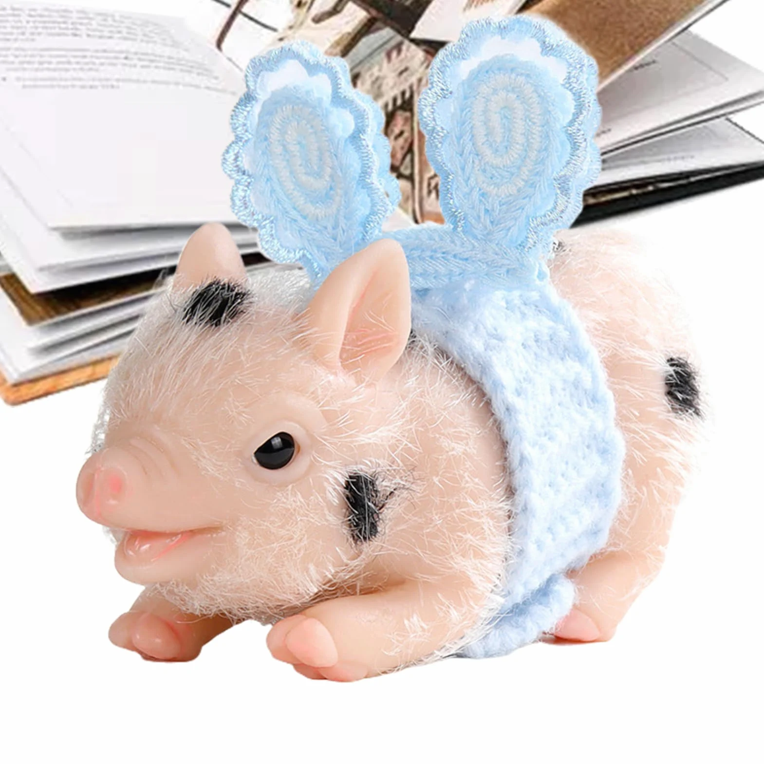 Giocattoli animali da bambino, suonare animali Pigletti realistici in | Birthday Christmas Stocking Stuffer, divertenti decorazioni per la casa per ragazzi ragazze