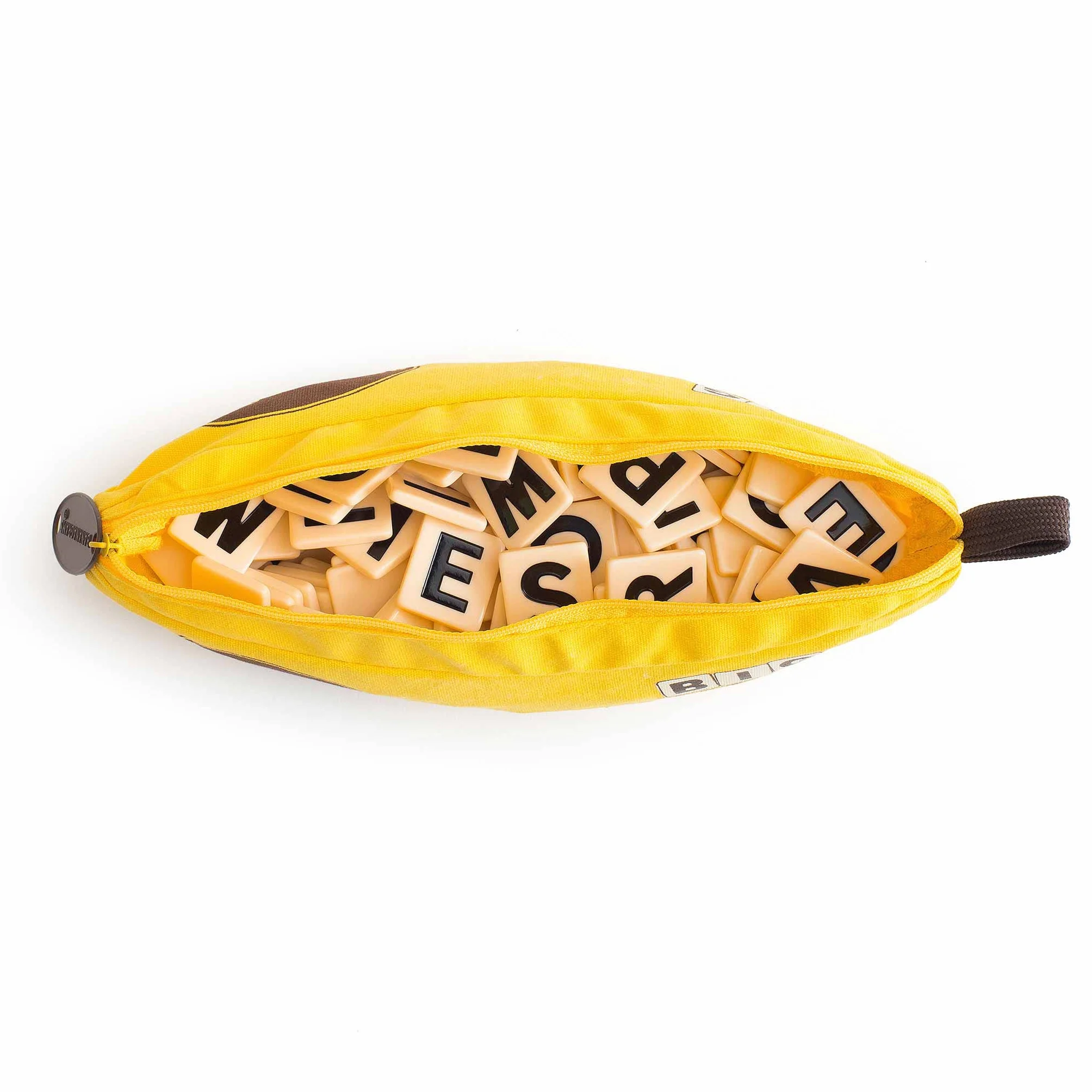 BANANAGRAMS , Bananagrams Big Letter , Word Game , Ages 7+ , 1-8 Players , 10+ Minutes Playing Time
