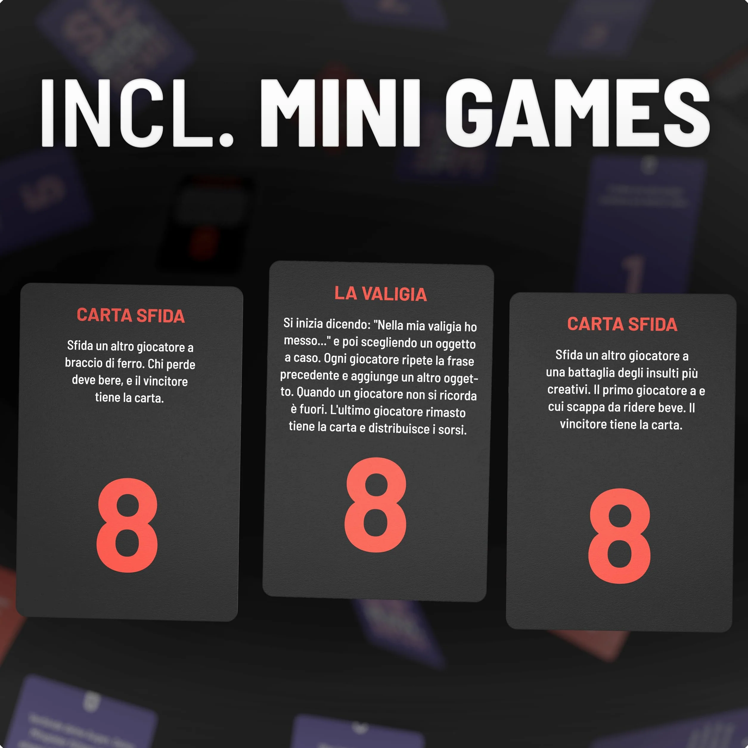 Se Ridi, bevi! - Il divertente gioco alcolico - Gioco di alcolici con 100 carte - gioco di alcolici - gioco di carte - giochi di partito per adulti - 18+ - Edizione italiana