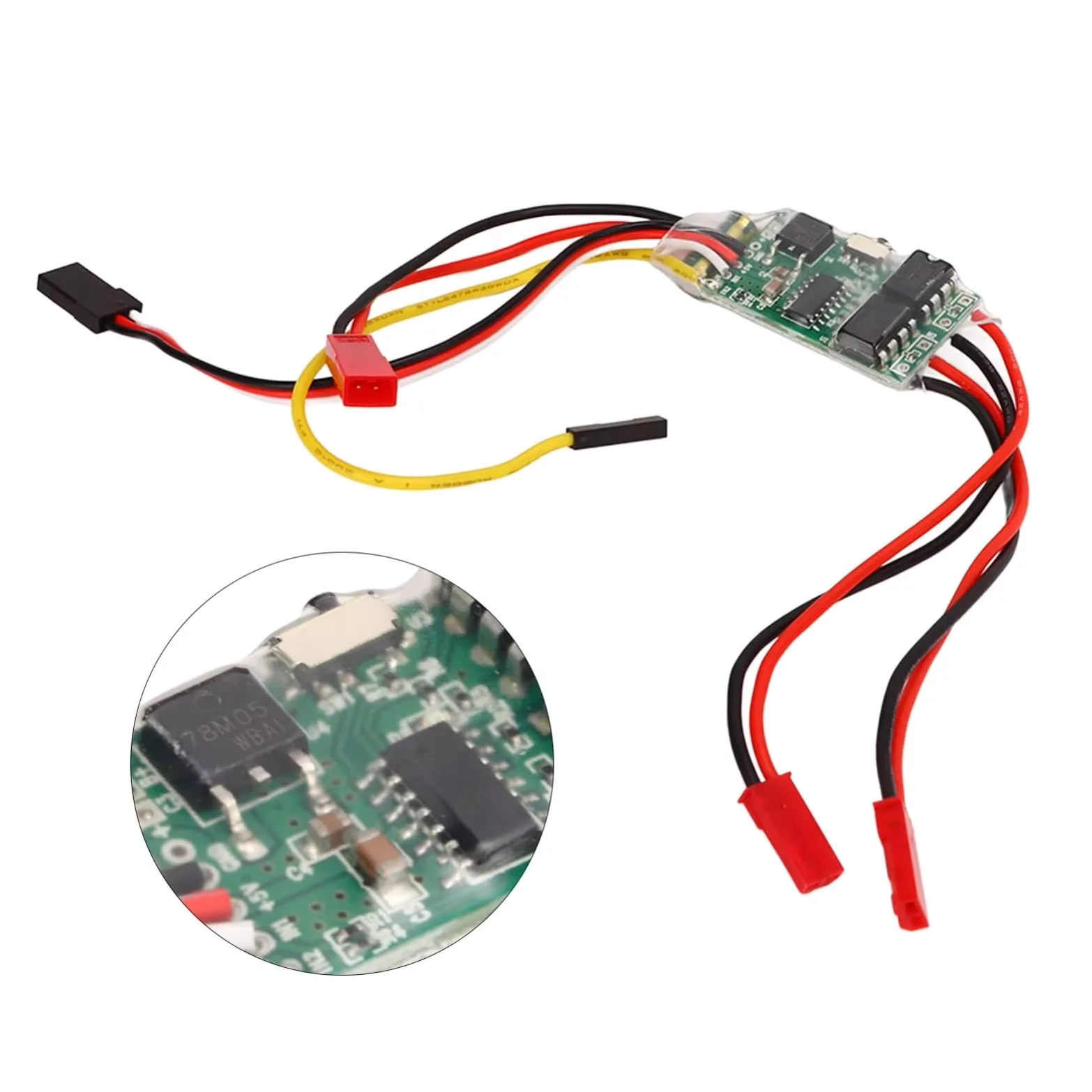 Per 5A Bidirezionale ESC Regolatore Velocità Del Motore Spazzolato 2s-3s RC Sostituzione Modello Aggiornamento Accessorio Camion Con Rimorchio ESC RC