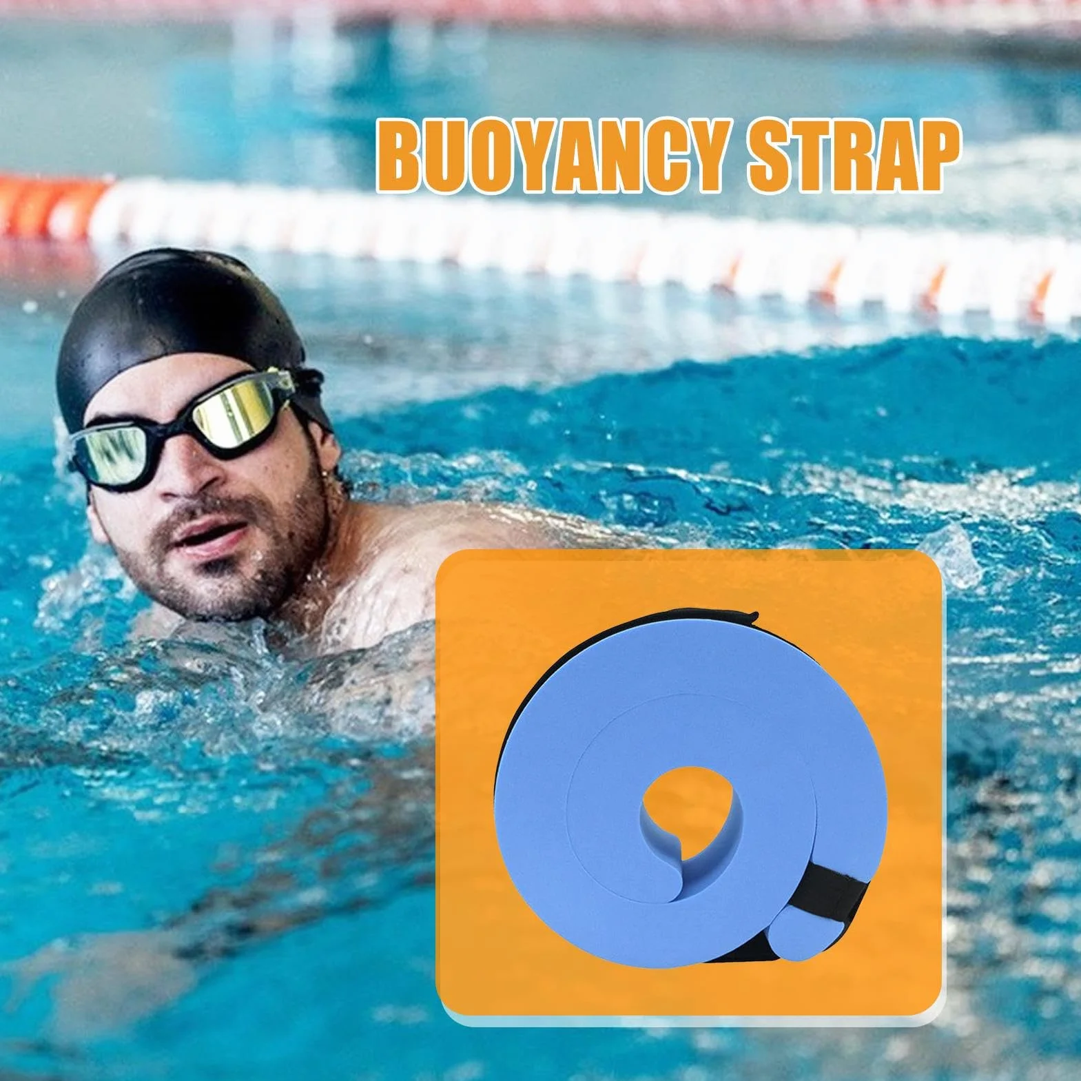 Fasce di aiuto al nuoto, galleggianti per bambini, attrezzatura gonfiabile di sicurezza per imparare le abilità acquatiche con design portatile per gite in spiaggia, avventure in mare, allenamento a