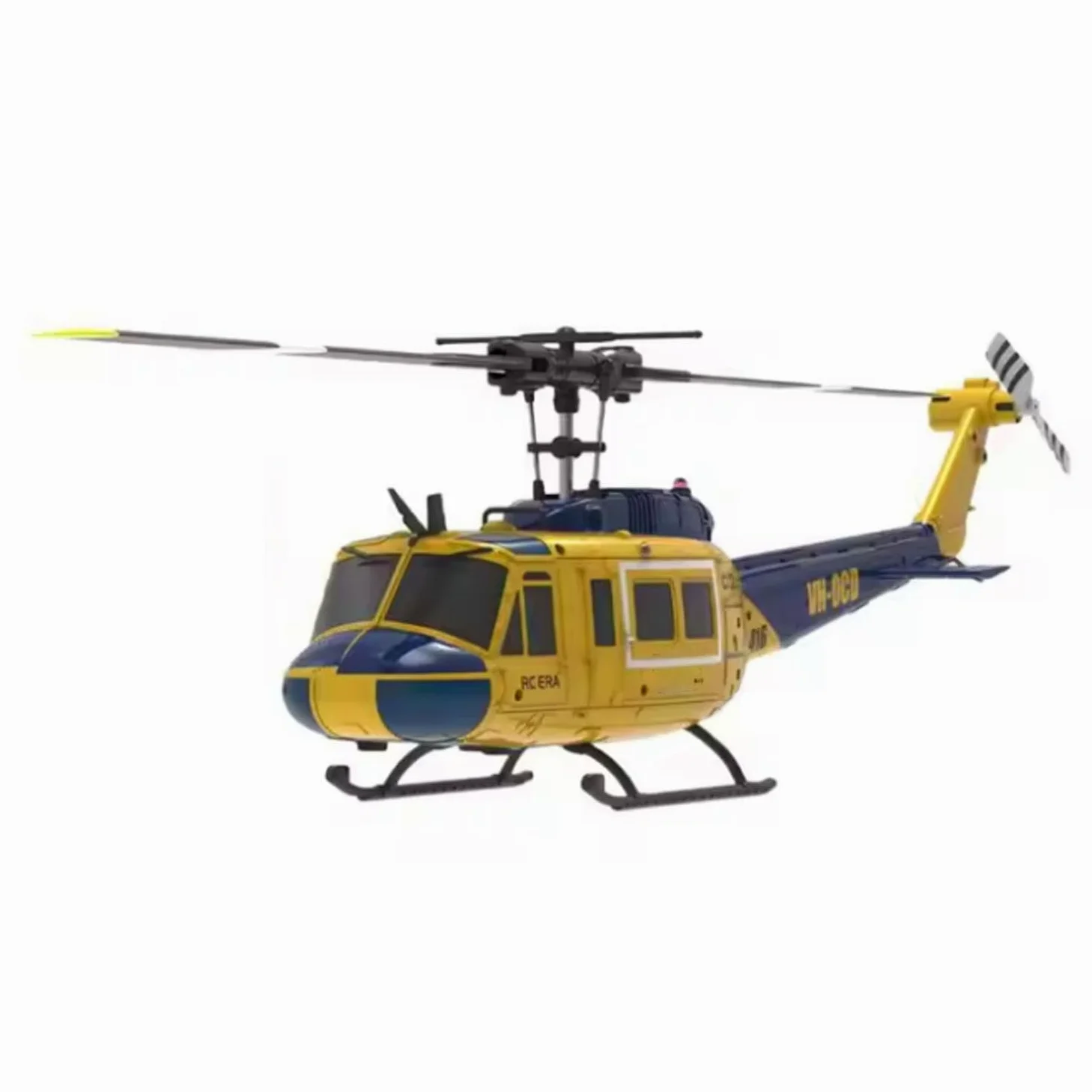 TOUCAN RC HOBBY Elicottero di simulazione RC, 1/48, modello C032 UH-1, aereo acrobatico radiocomandato con un clic, clip 3D, posizione ottica, giocattolo regalo per hobby