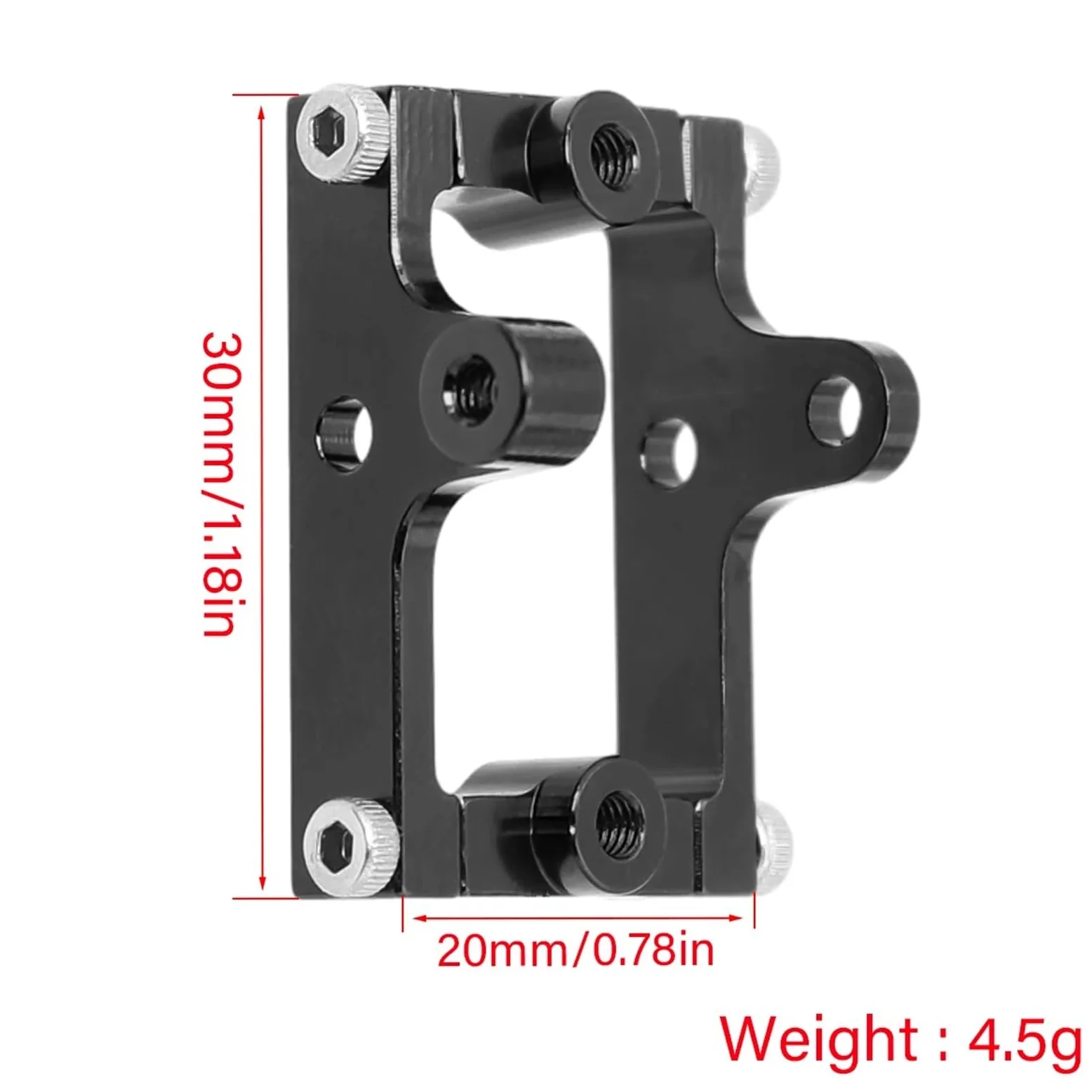 Per Traxxas Per TRX4M Per Bronco Per Defender Per JJRC C8801 AX-8560 1/18 RC Auto Parti Di Aggiornamento Servo In Alluminio Staffa Montaggio In Metallo Ricambi Modellini RC