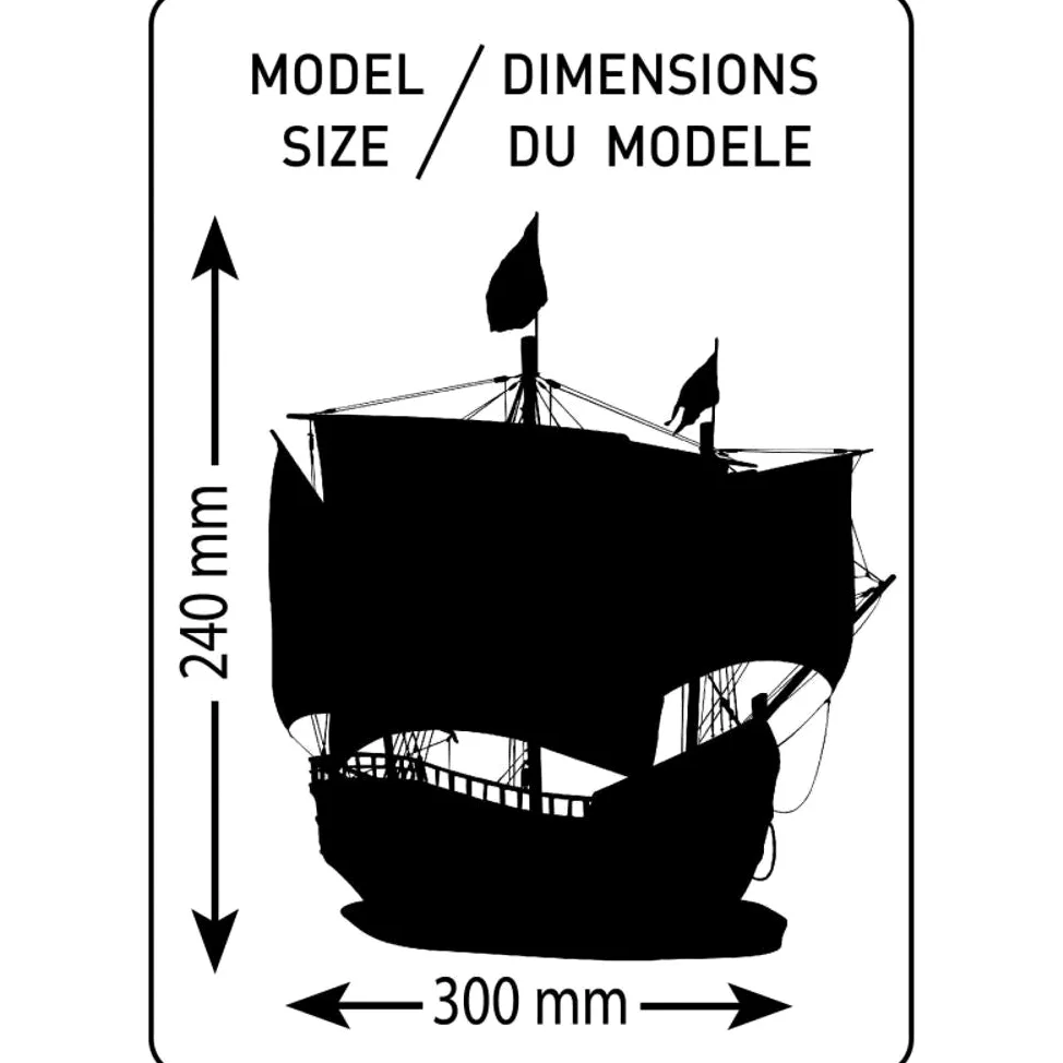 Heller 80816 - Modellino da Costruire, Caravella Pinta, Scala 1:75 [Importato da Francia]