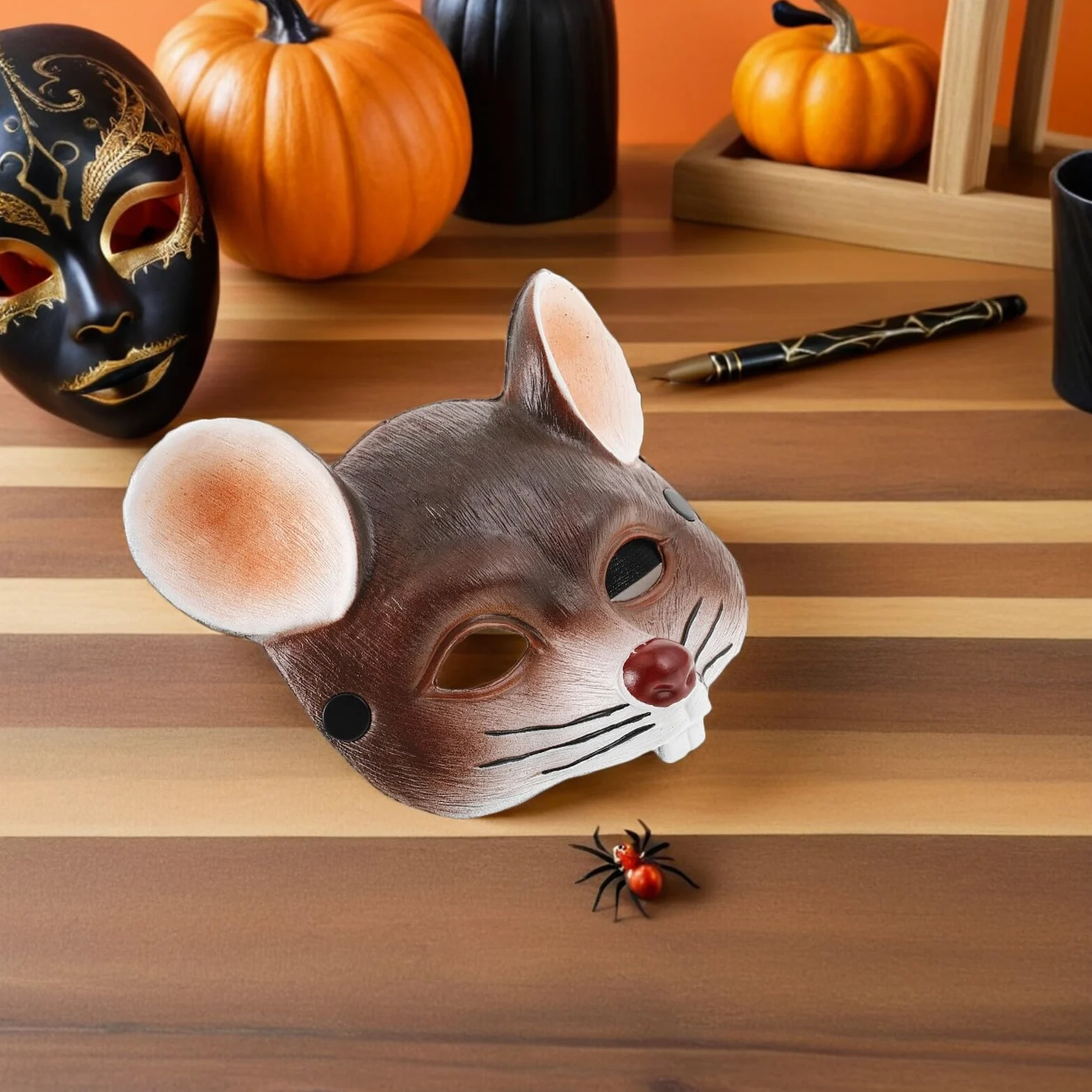 Milisten 3pezzi Maschera Da Topo Per Carnevale Maschera Da Topo Per Cosplay Per Feste Ragazza Realistica Animale