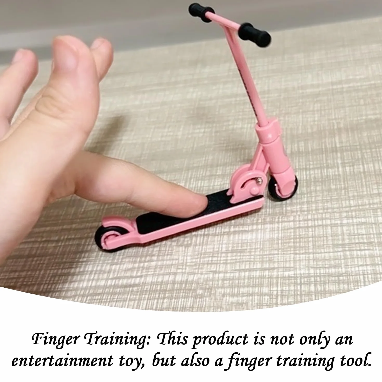 6 Pezzi Finger Roller, Simpatico Giocattolo A Punta di Dito, Giocattolo Creativo, Mini Scooter, Giocattolo per L'Allenamento delle Dita