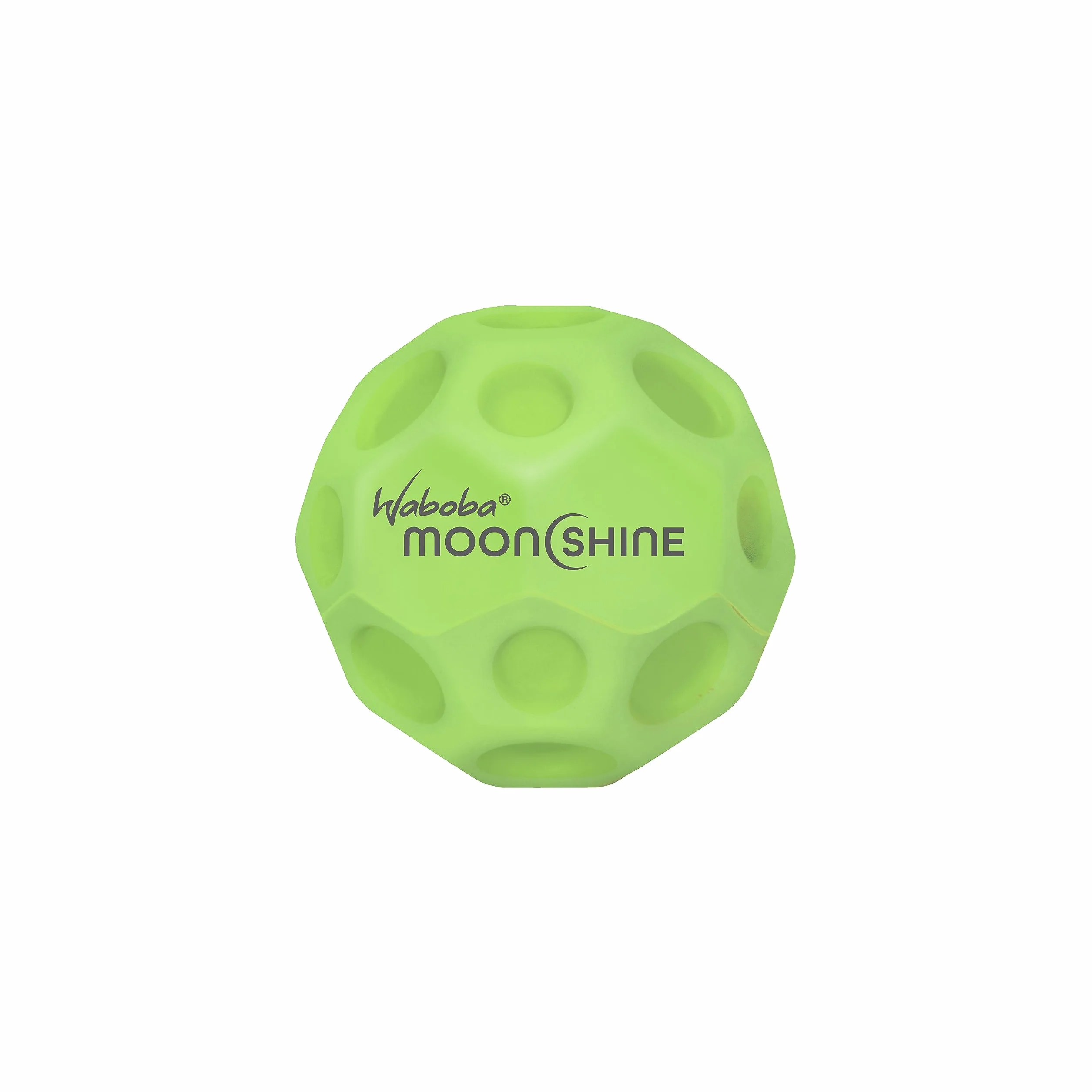 Waboba Moonshine Ball, Light Up Moon Ball, Hyper Bouncy Glow in The Dark, Extra Bounce Land Ball –