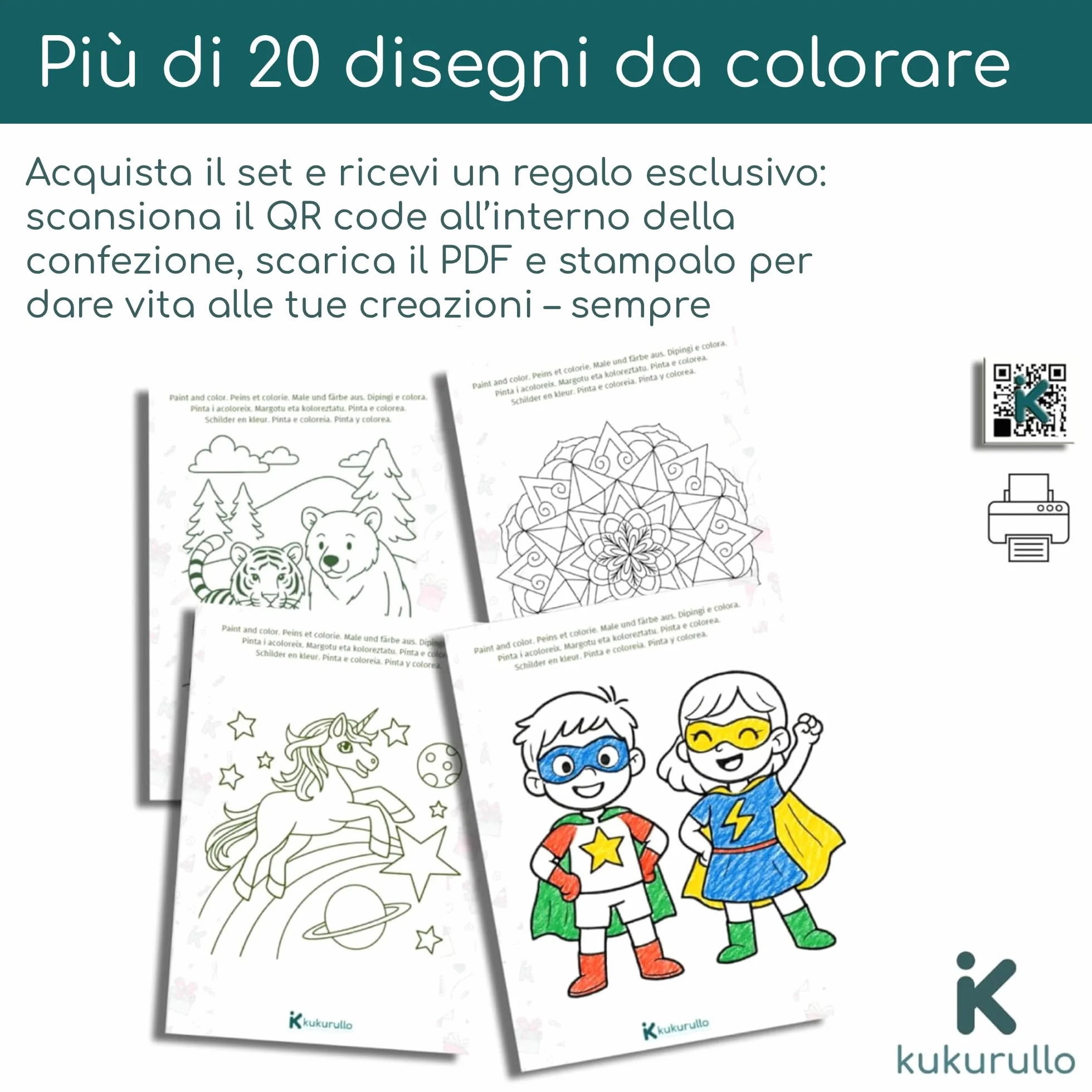 Gadget compleanno bambini - Set di 25 scatole di pastelli a cera colorati - Regalini fine festa per bambini - 6 pastelli per scatola - Perfetti per compleanni e bustine regalo
