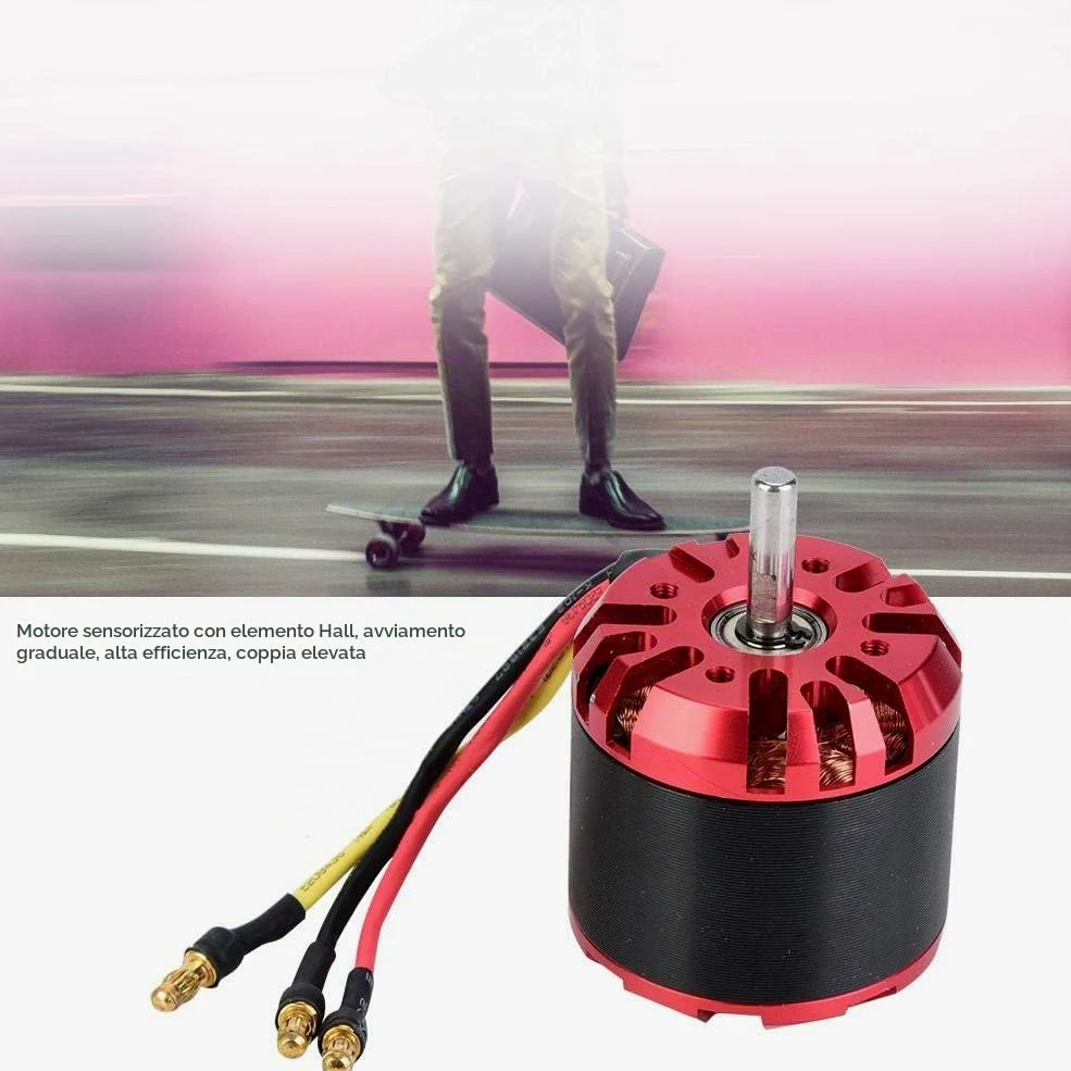 MAGT Motore Brushless RC Motore Senza Spazzole, C4250 560KV 14 Poli in Lega con Elica per Scooter Elettrico Aeromodelling