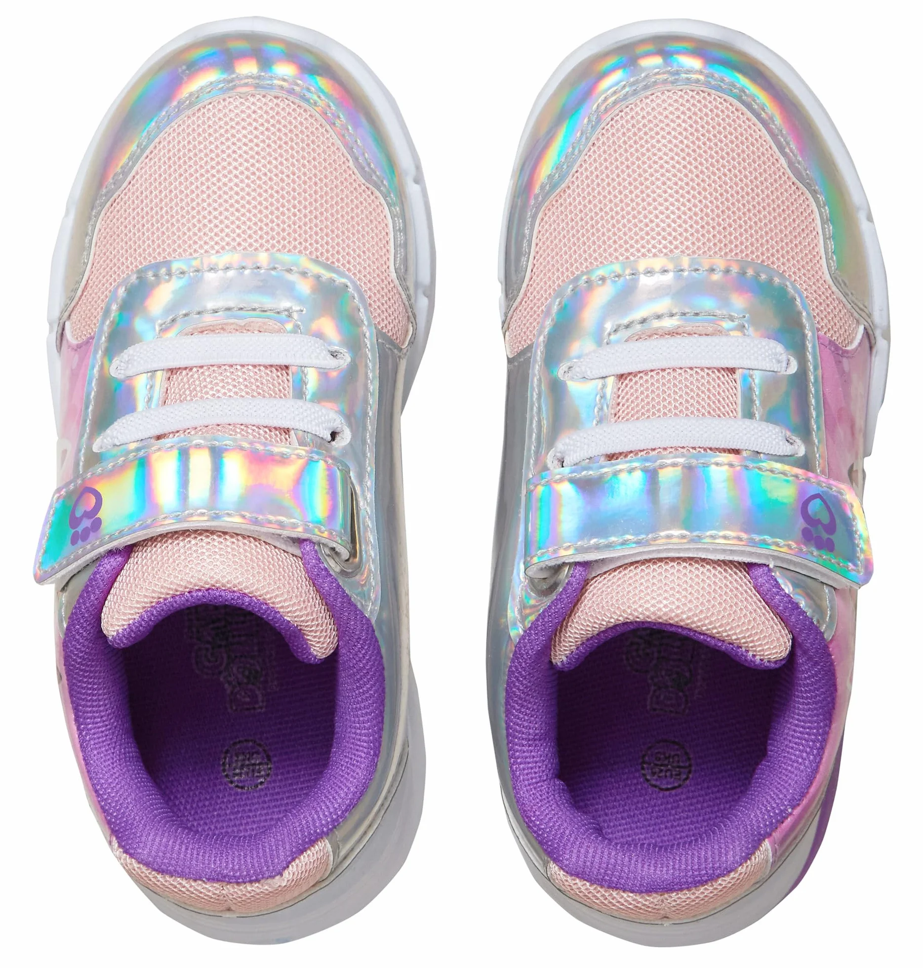 Gabby's Dollhouse Scarpe da ginnastica luminose per ragazze, facili da allacciare, con luci LED lampeggianti, Multi, 30 EU