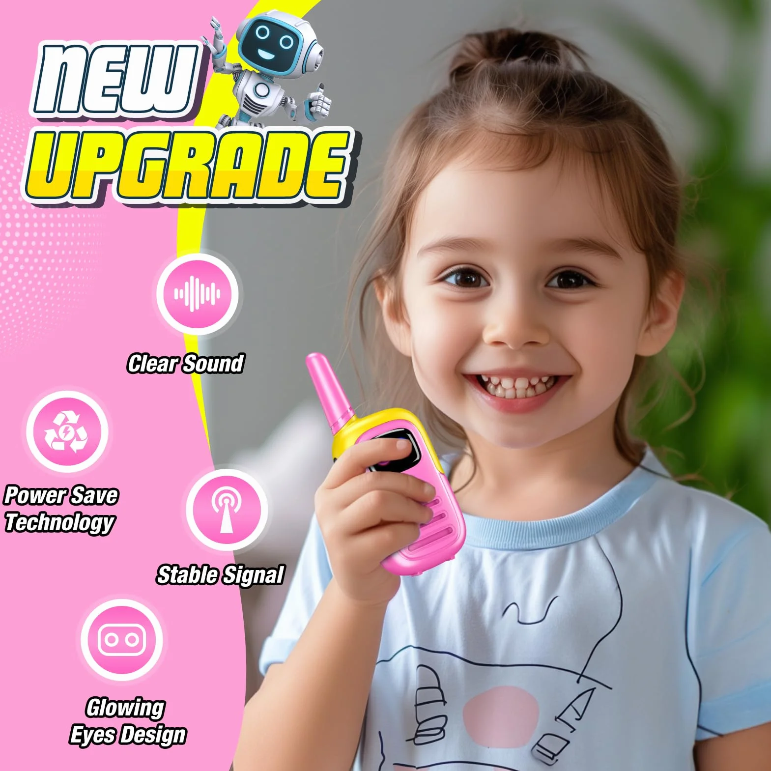 Walkie-Talkie Bambina Giocattoli 3-10 Anni Regalo Compleanno