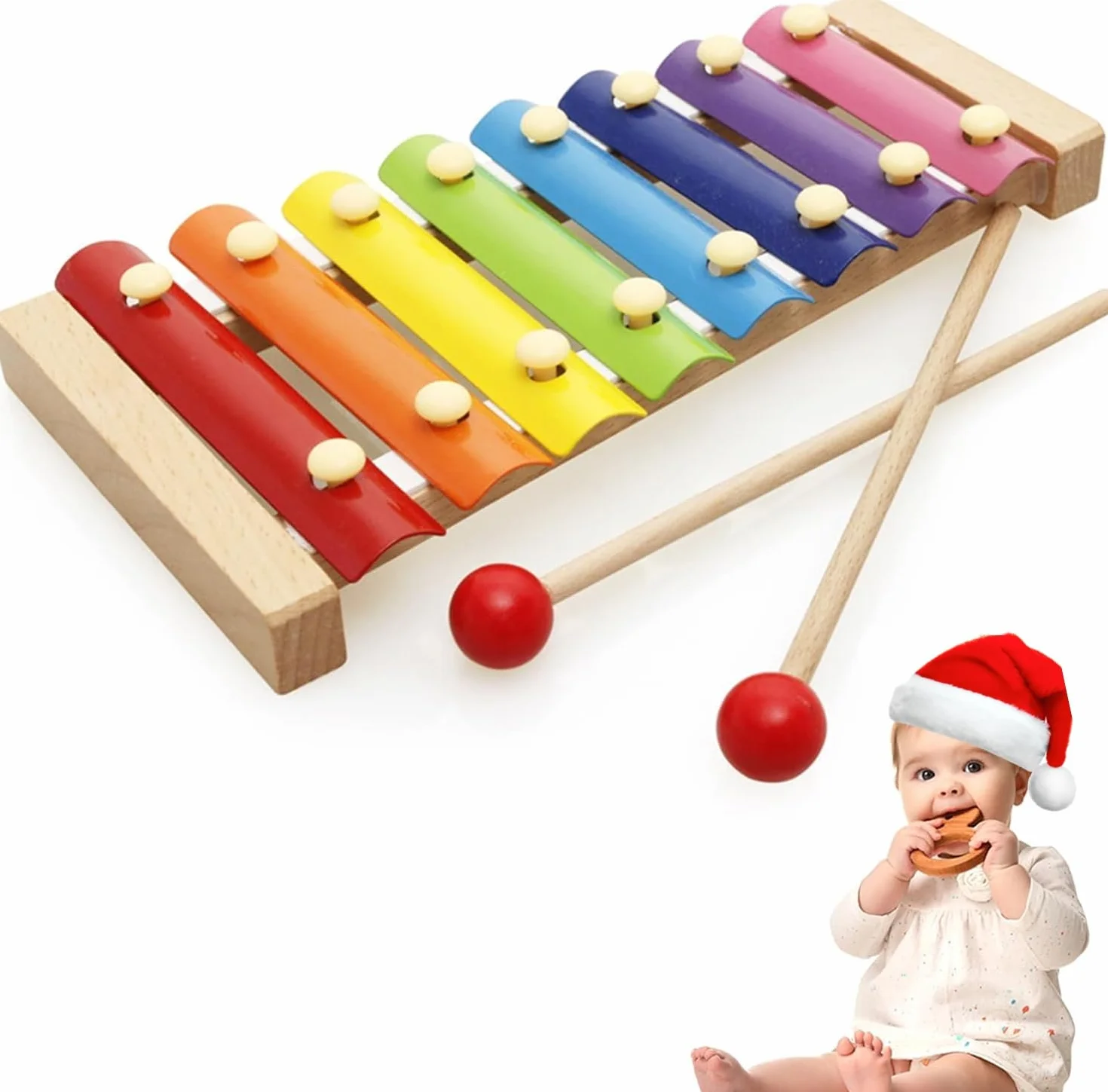 Xilofono Bambini Colorato Professionale, Strumento Musicale per Bambini, Giocattoli Musicali