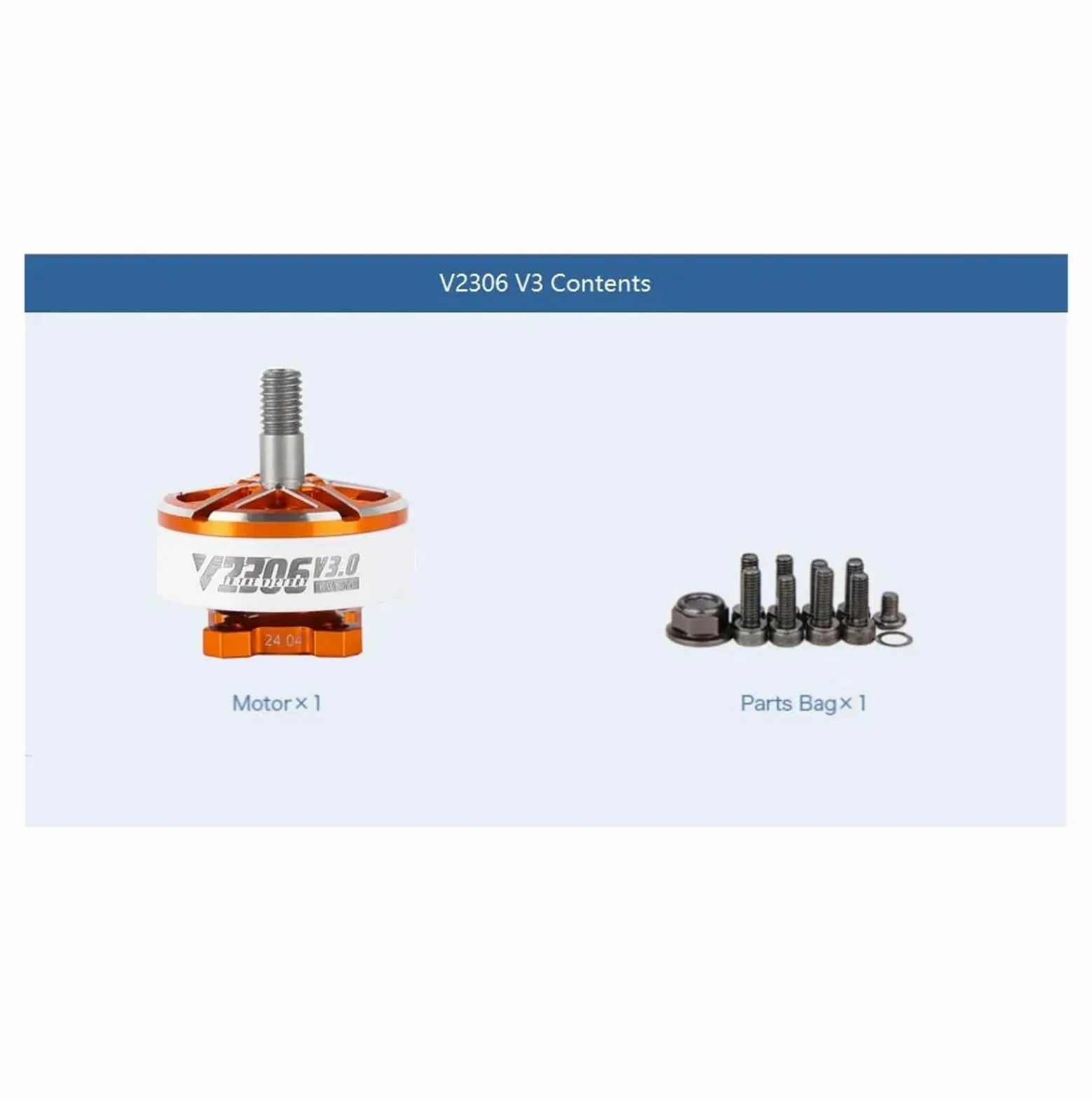 Motore Brushless V2306 V3 30000 RPM per Drone FPV Racing Freestyle | Potenza 30000 RPM, metallo resistente, dissipazione 105°C, compatibile 2306, per piloti 14+(4pcs V2306 V3 KV1500)
